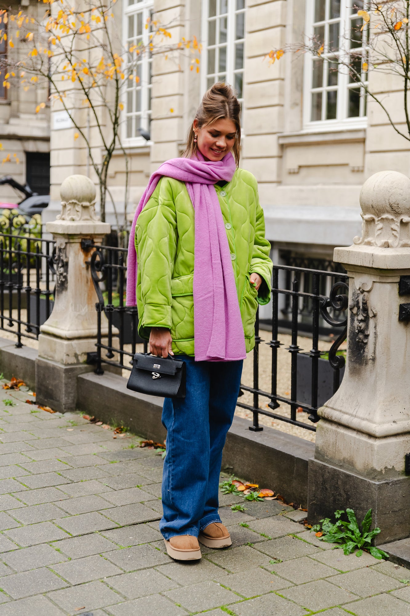 <tc>Foulard Rosalie lilas</tc>