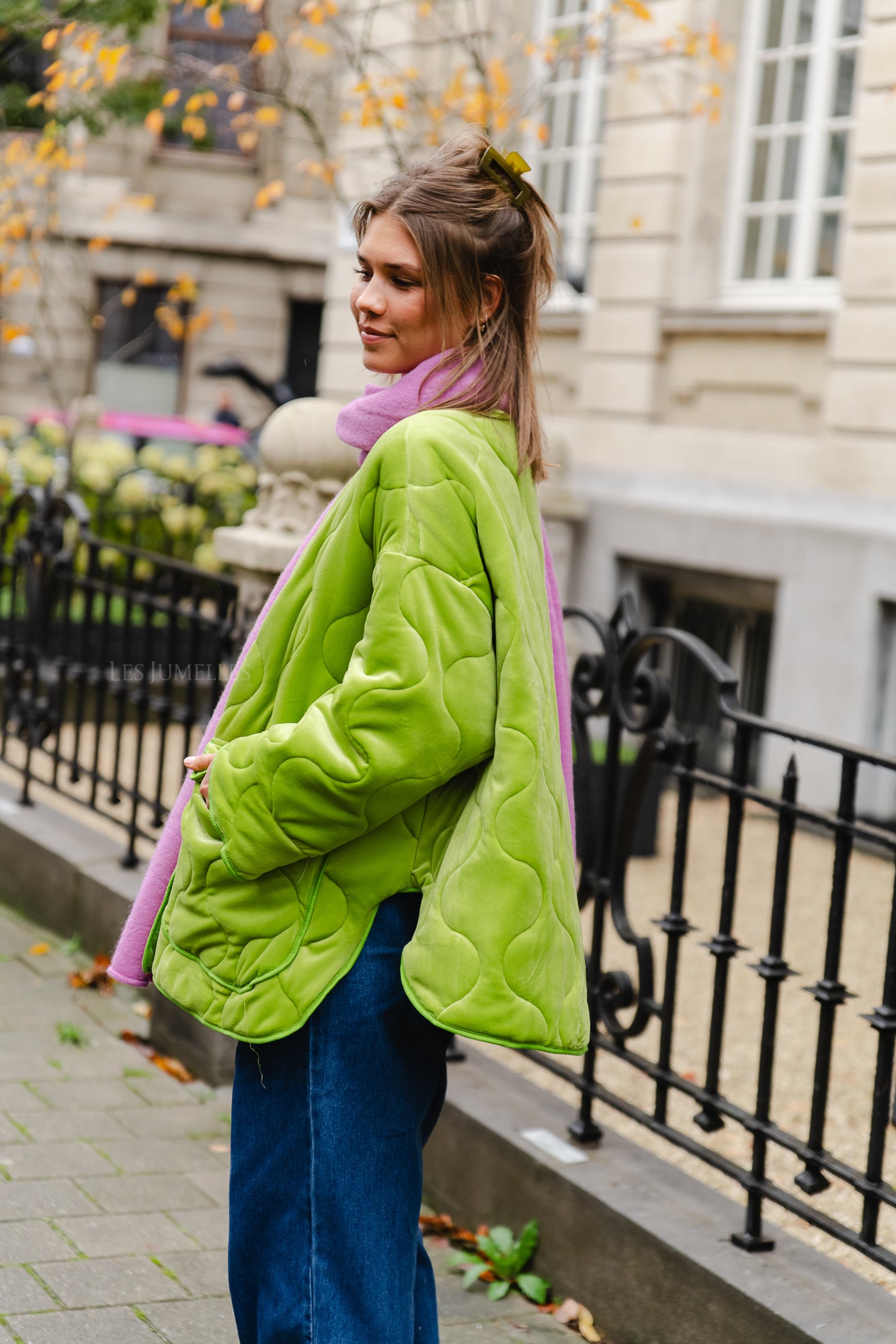 <tc>Foulard Rosalie lilas</tc>