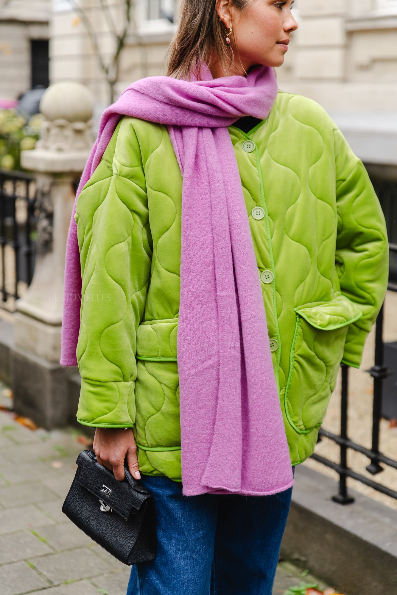 <tc>Foulard Rosalie lilas</tc>