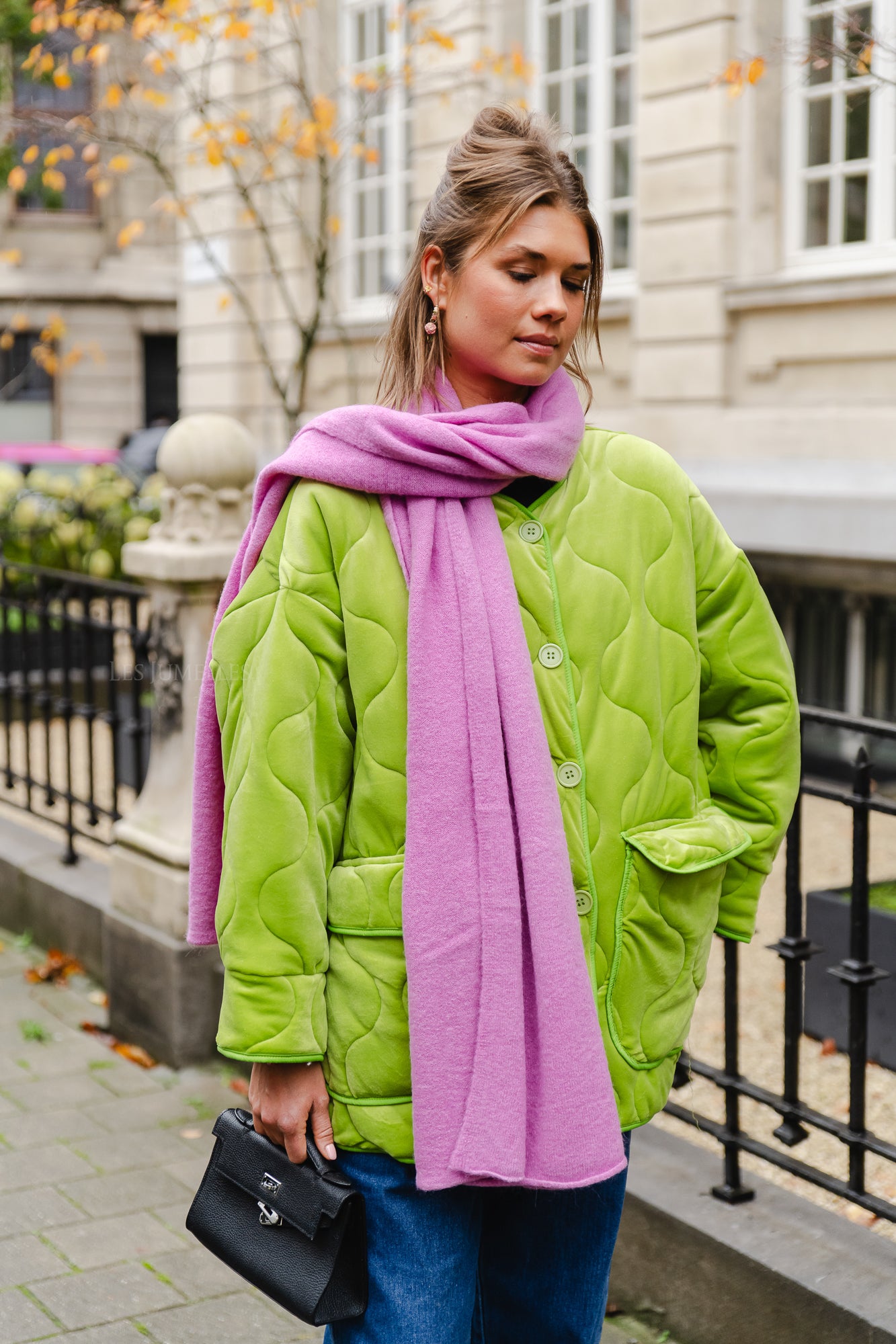 <tc>Foulard Rosalie lilas</tc>