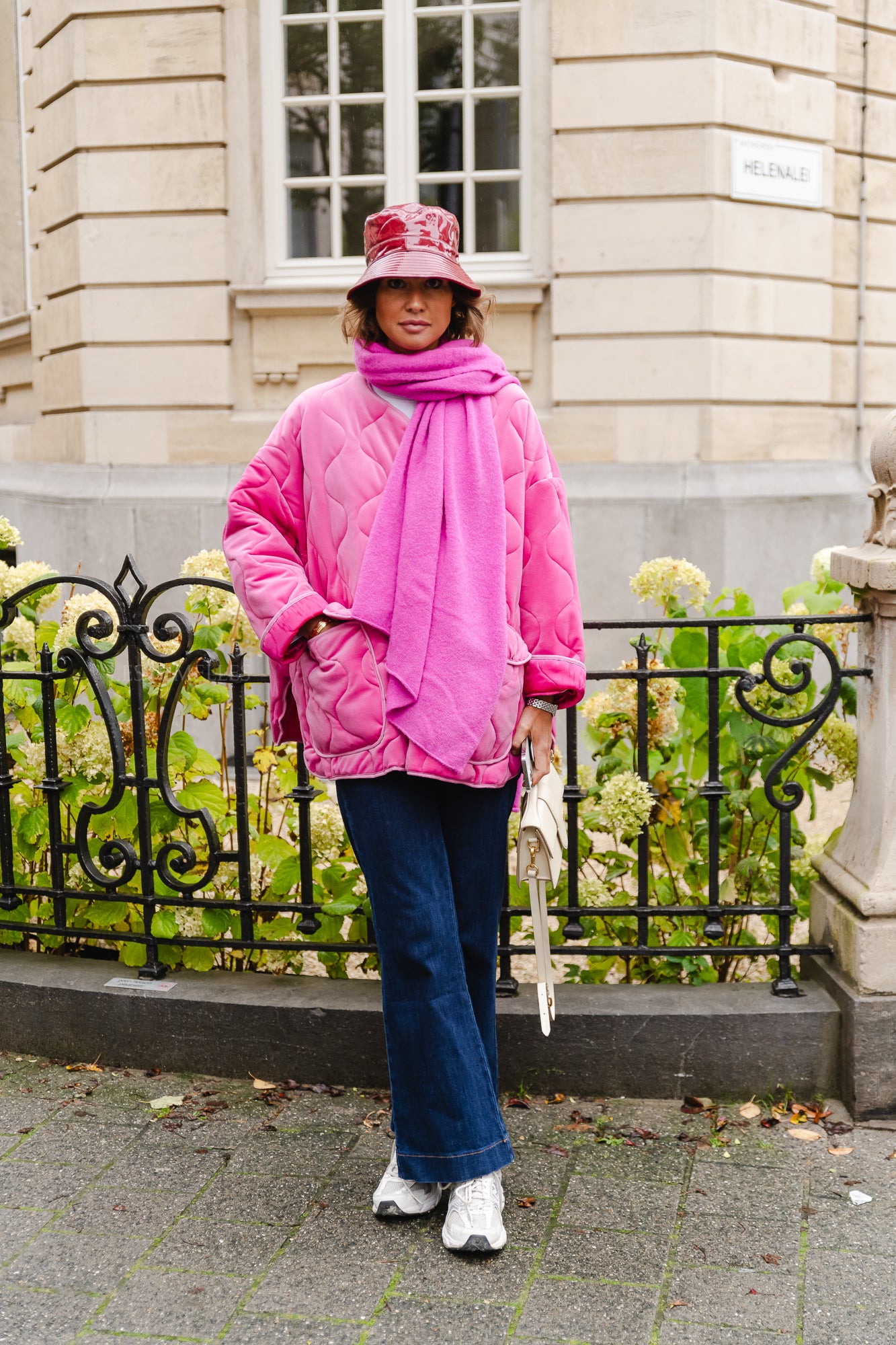 Rosalie scarf magenta