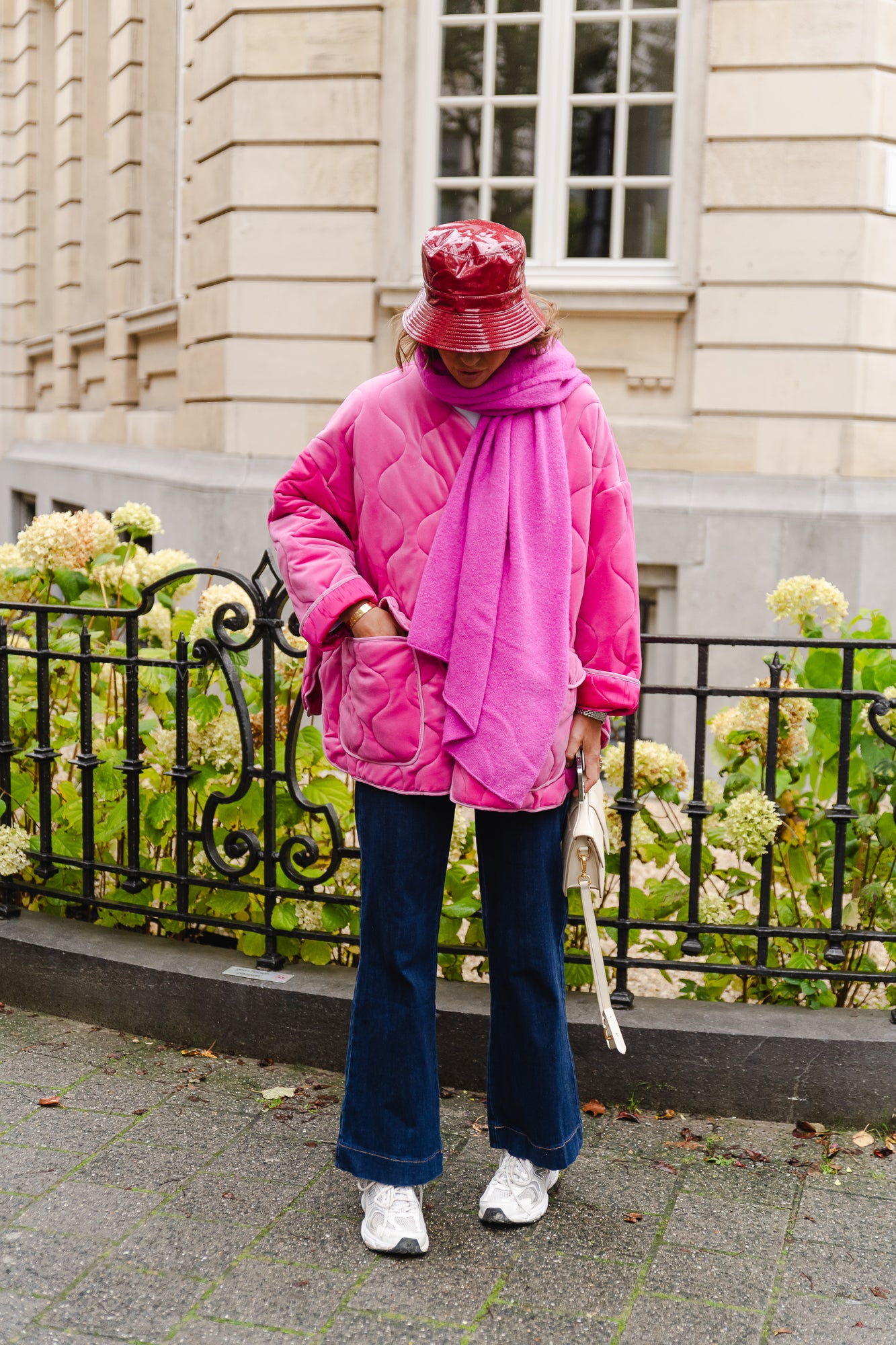 Rosalie scarf magenta