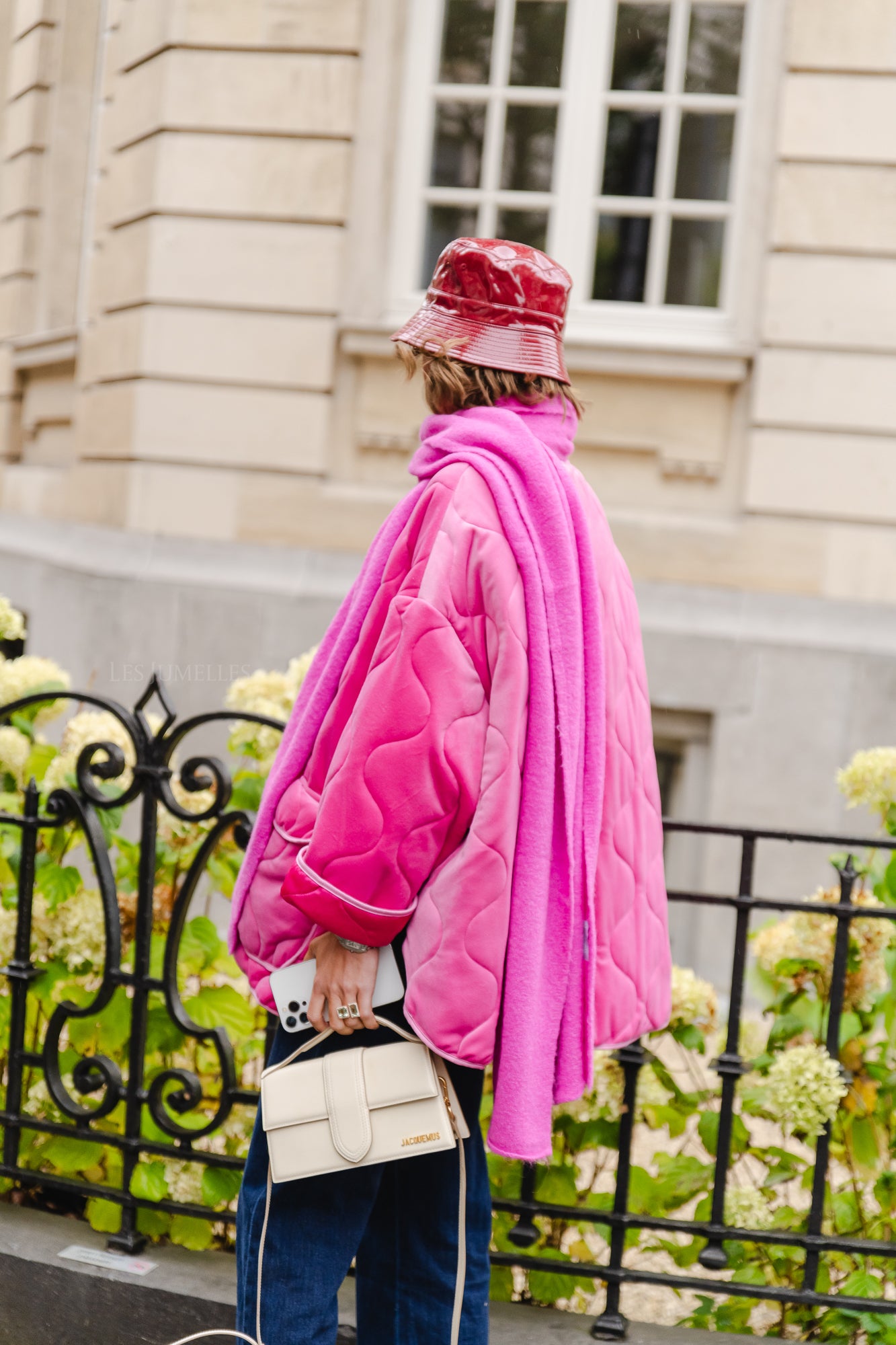 Rosalie scarf magenta