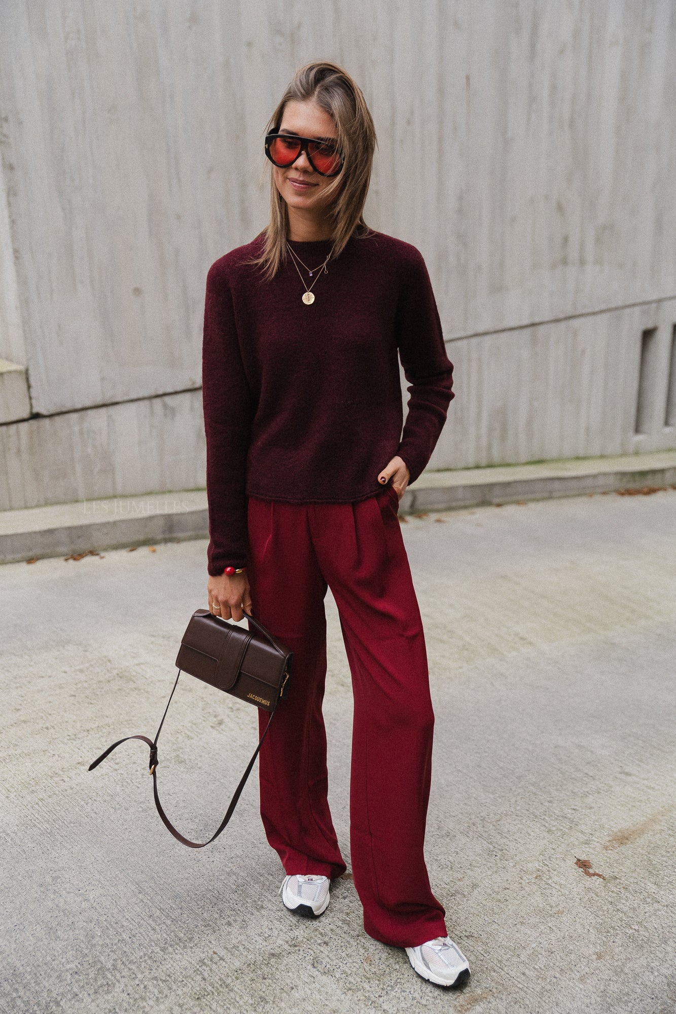 Eliza Pullover Bordeaux