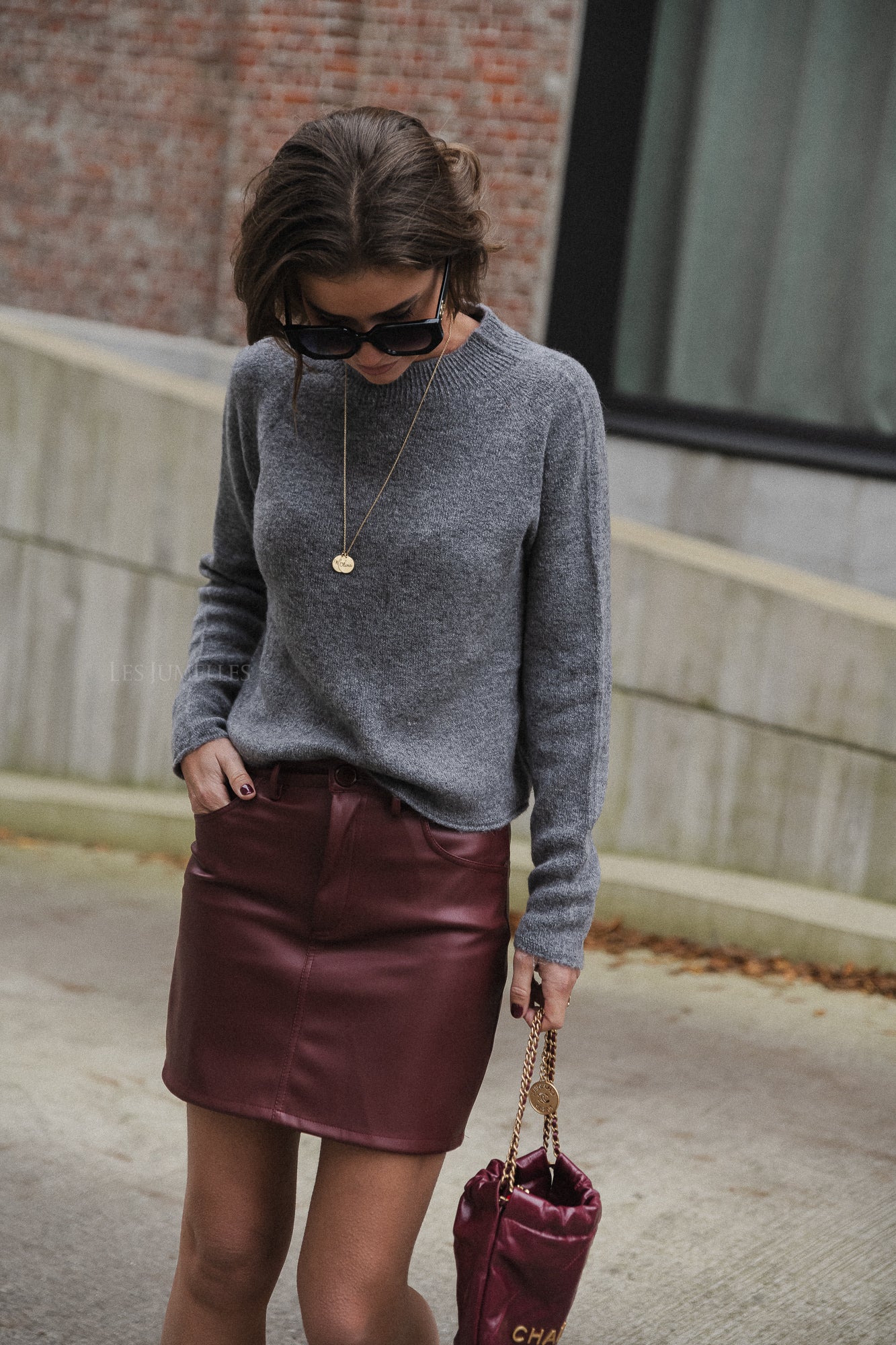 Eliza Pullover Grau