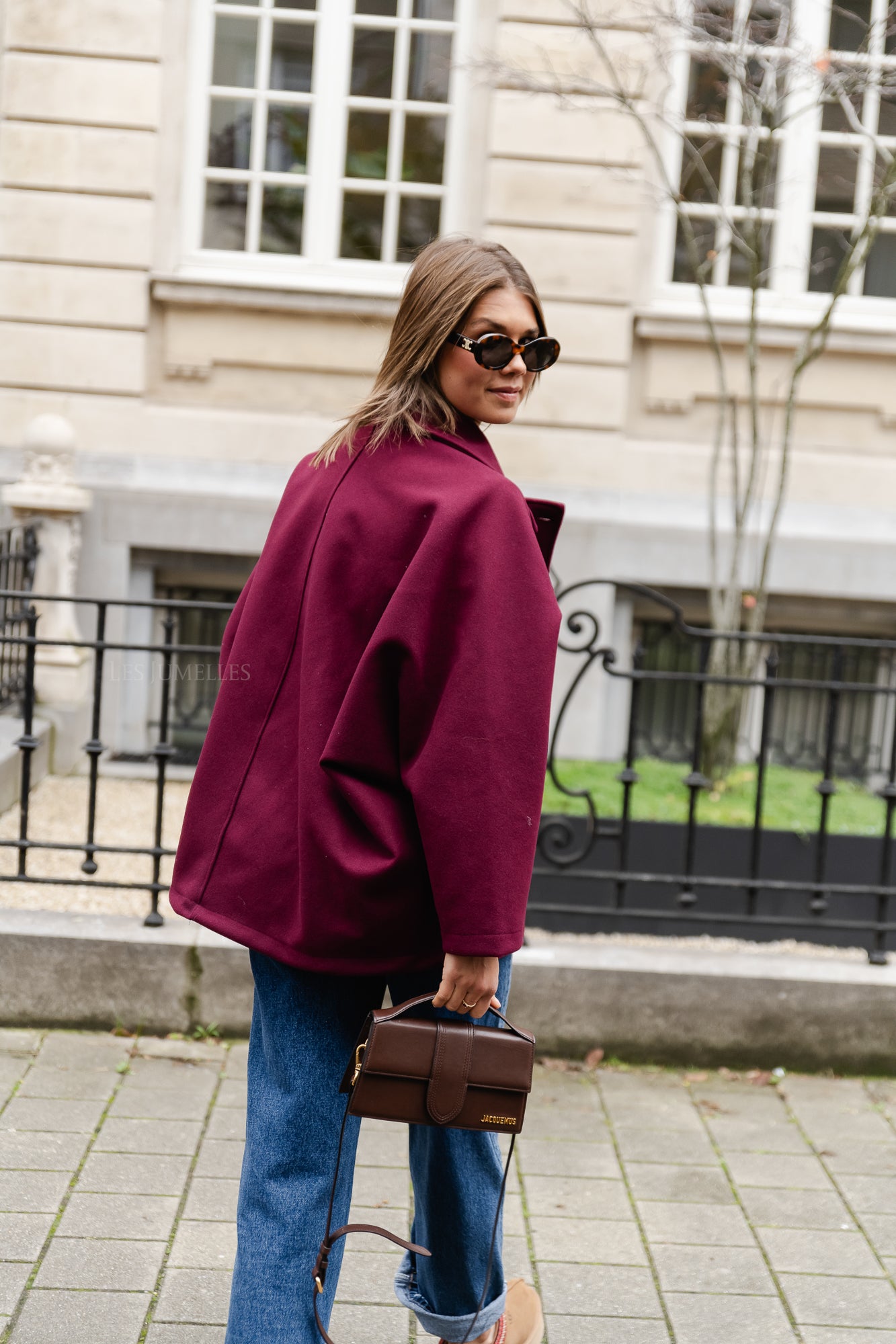 <tc>Manteau Kayli bordeaux</tc>