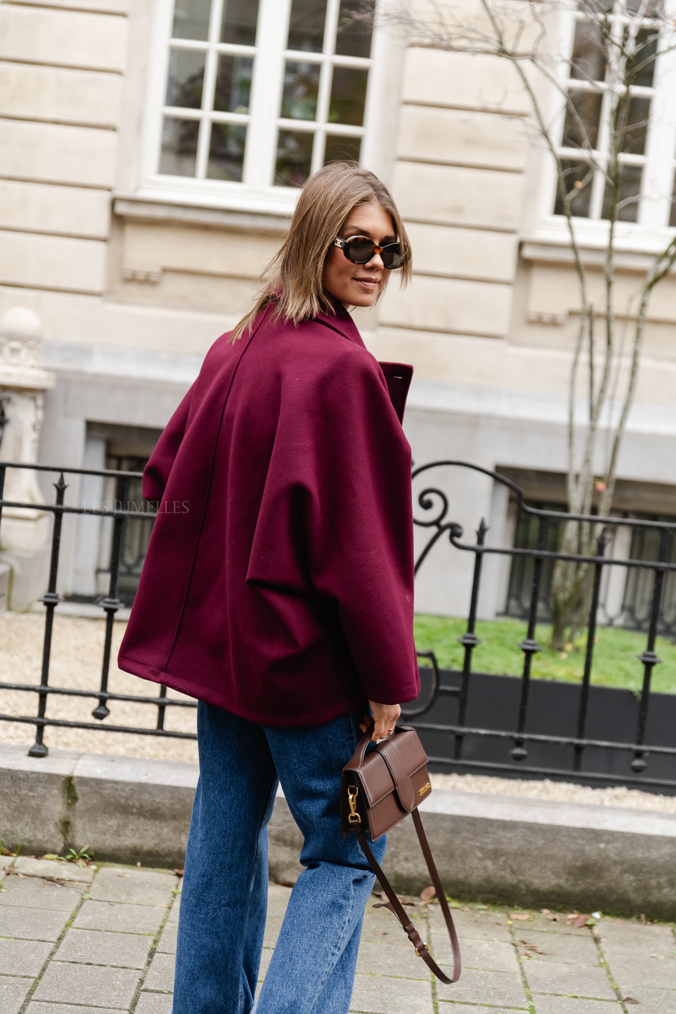 <tc>Manteau Kayli bordeaux</tc>