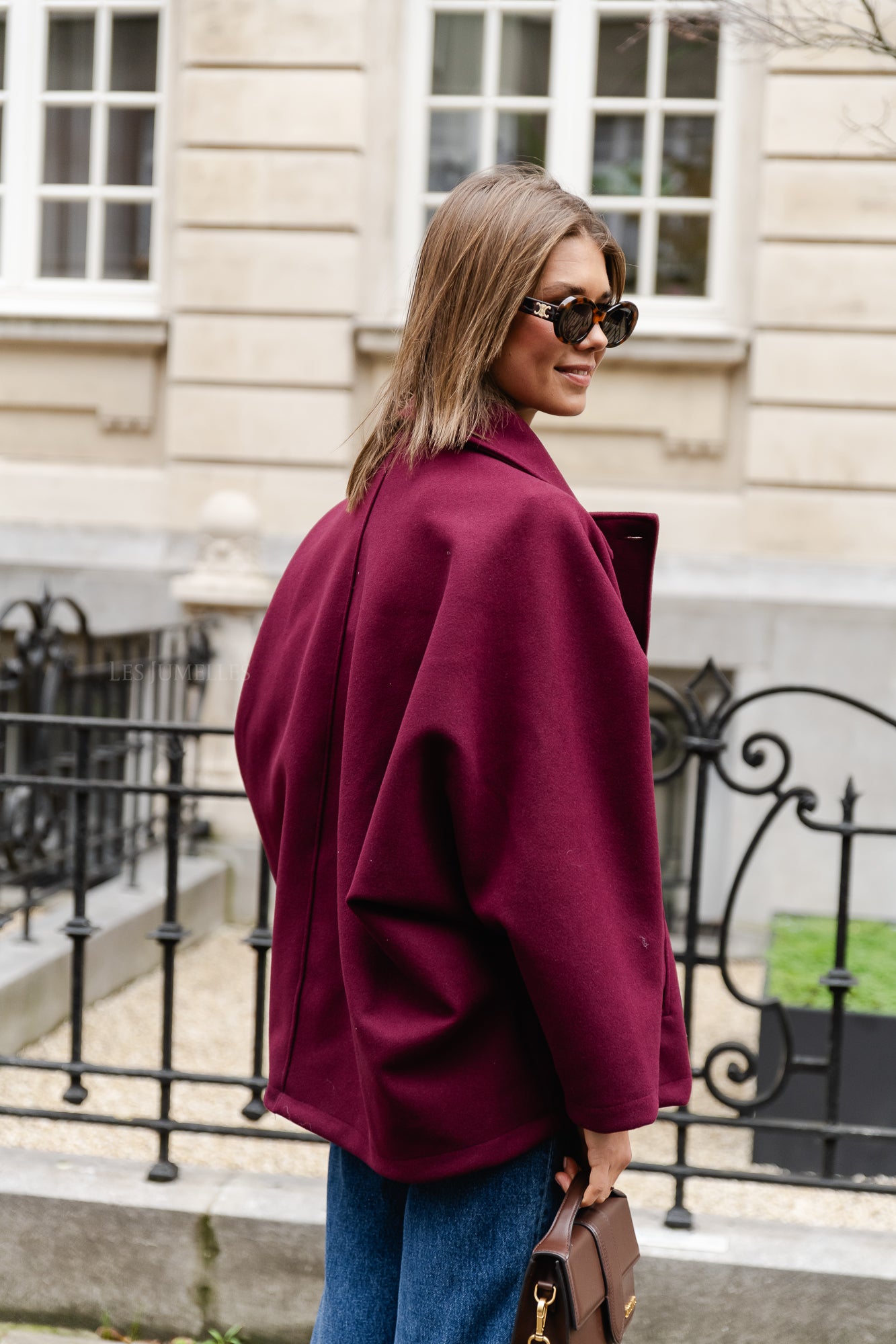 <tc>Manteau Kayli bordeaux</tc>