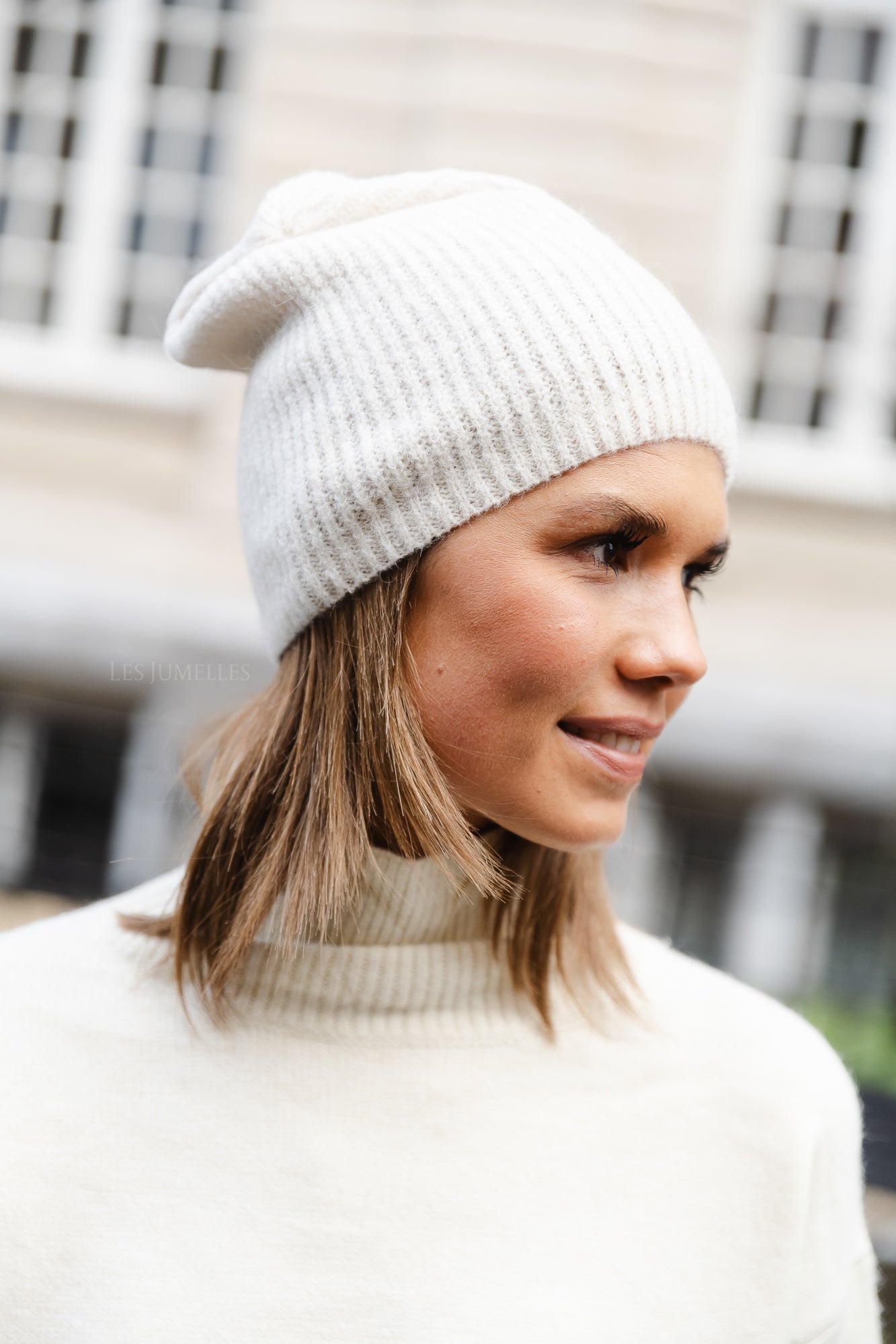 Bonnet Axelle beige clair