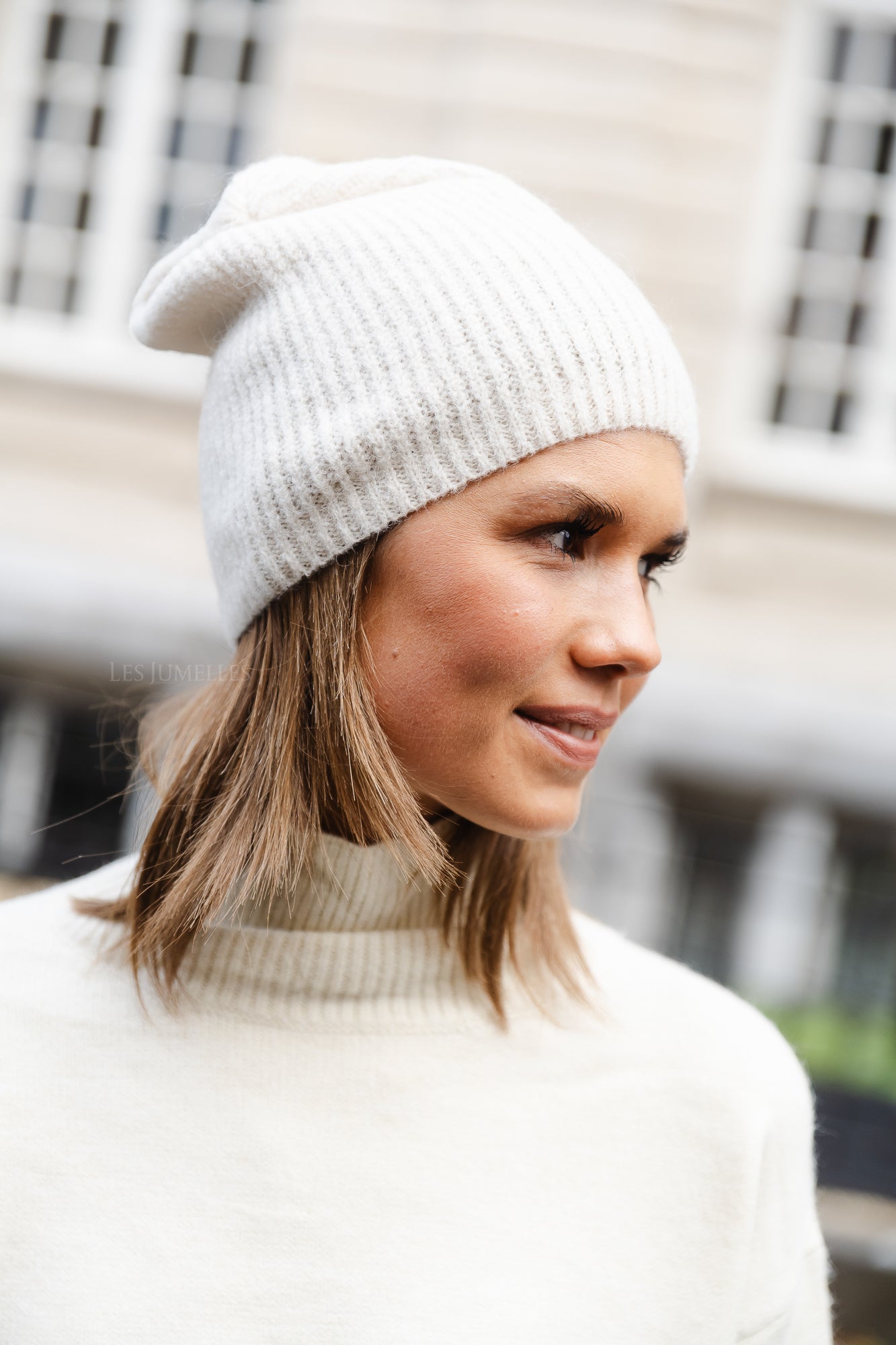 Bonnet Axelle beige clair