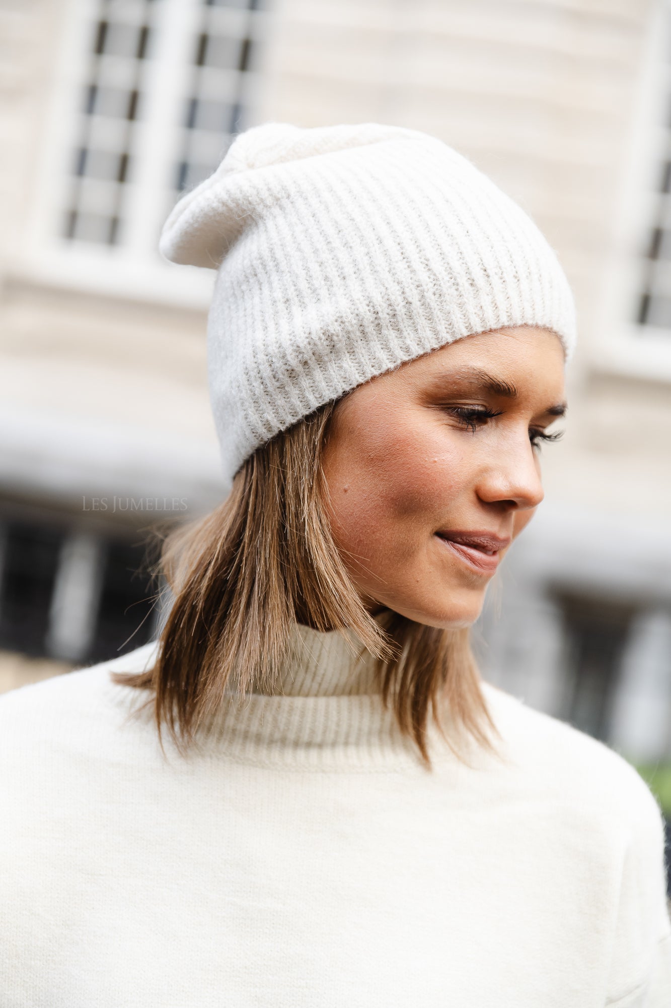 Bonnet Axelle beige clair