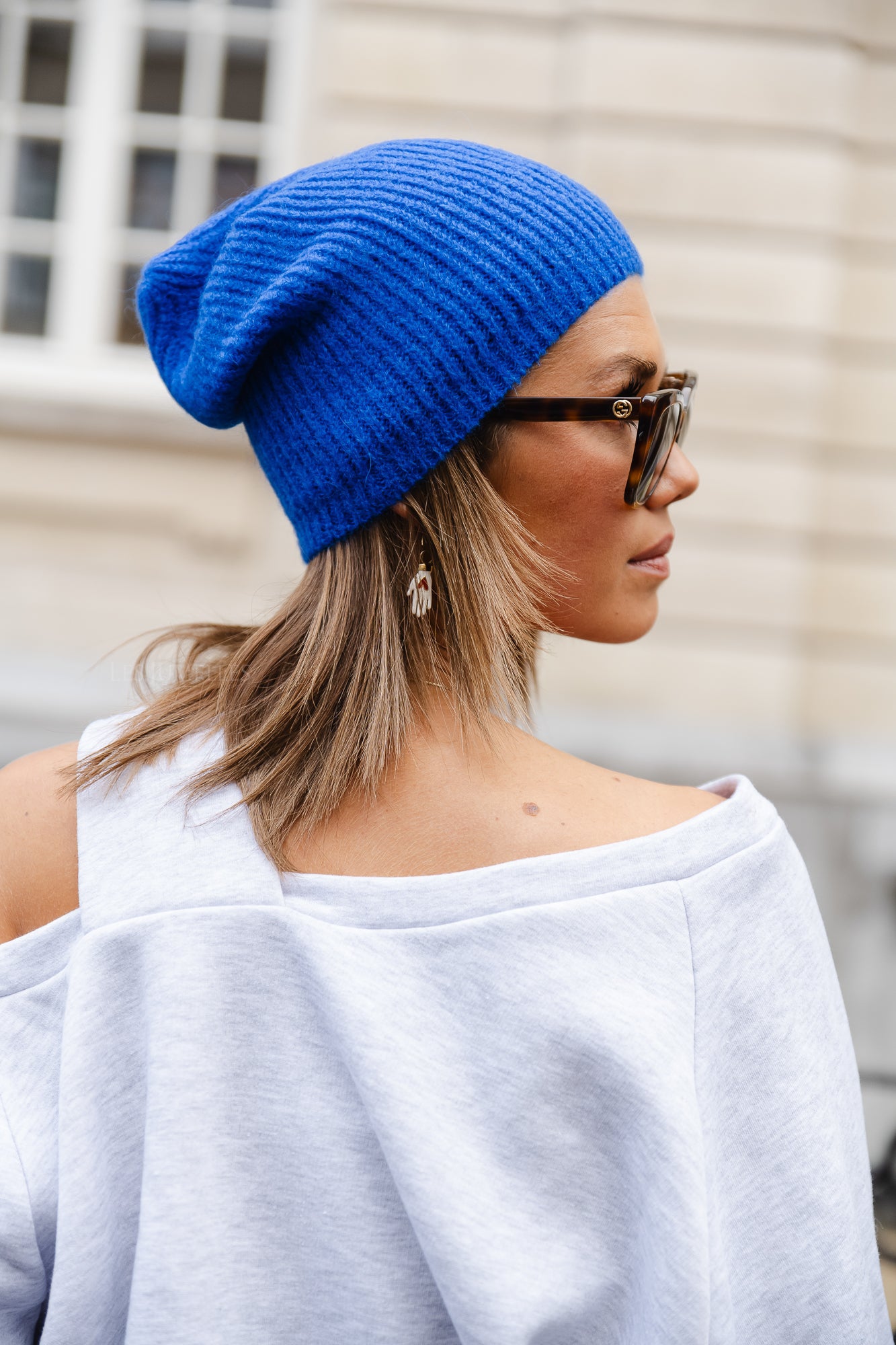 Axelle beanie cobalt blue