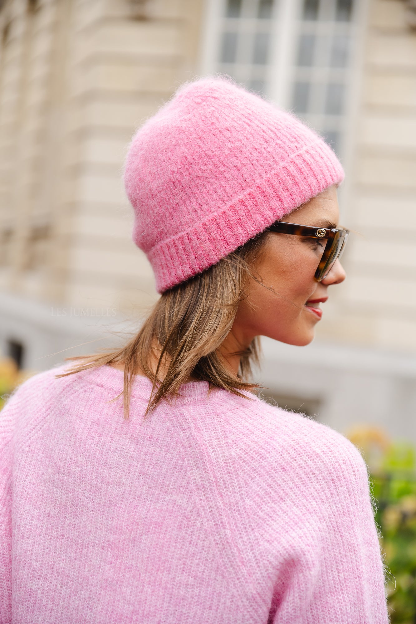Jolene beanie candy pink