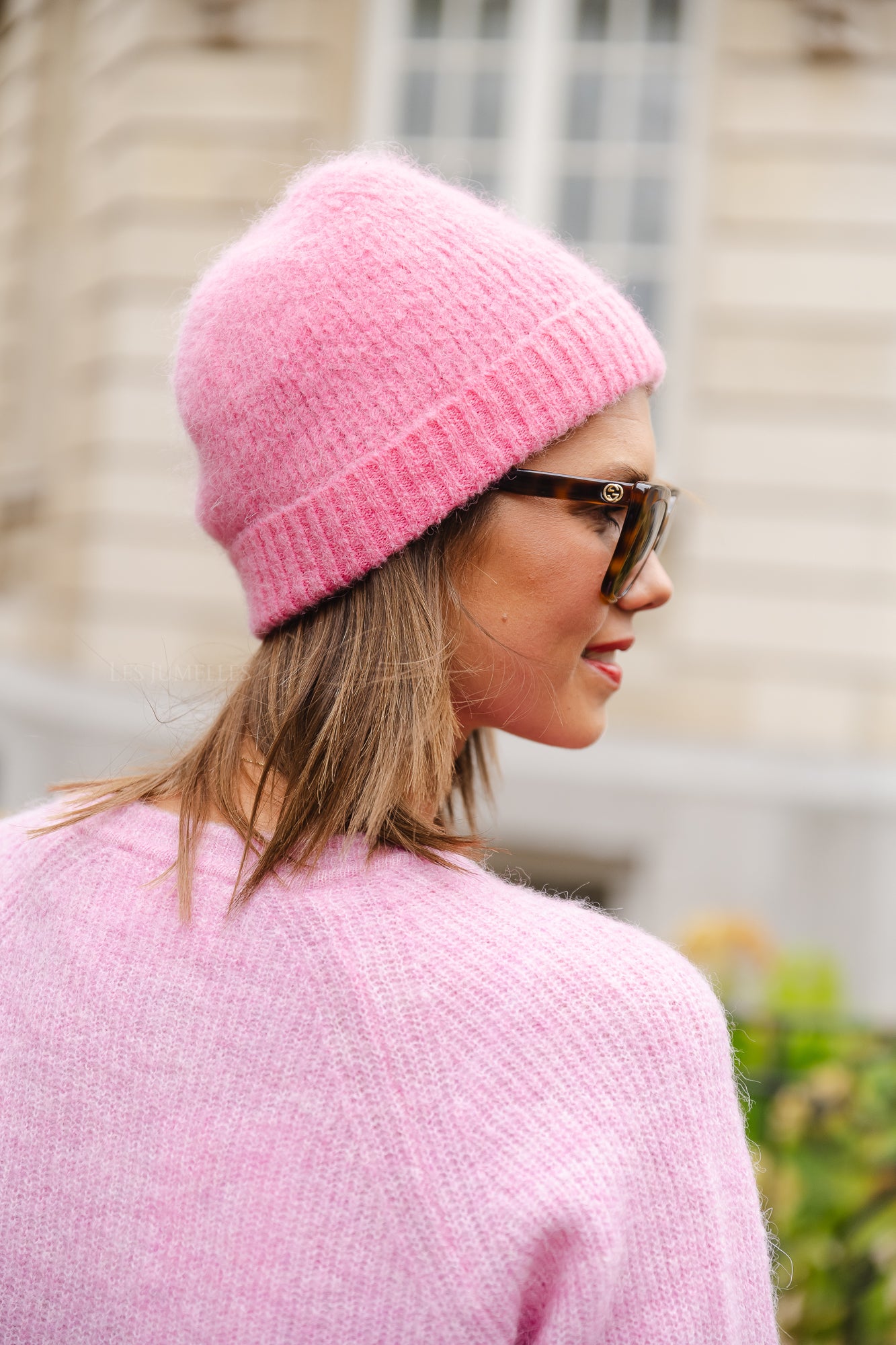 Jolene beanie candy pink