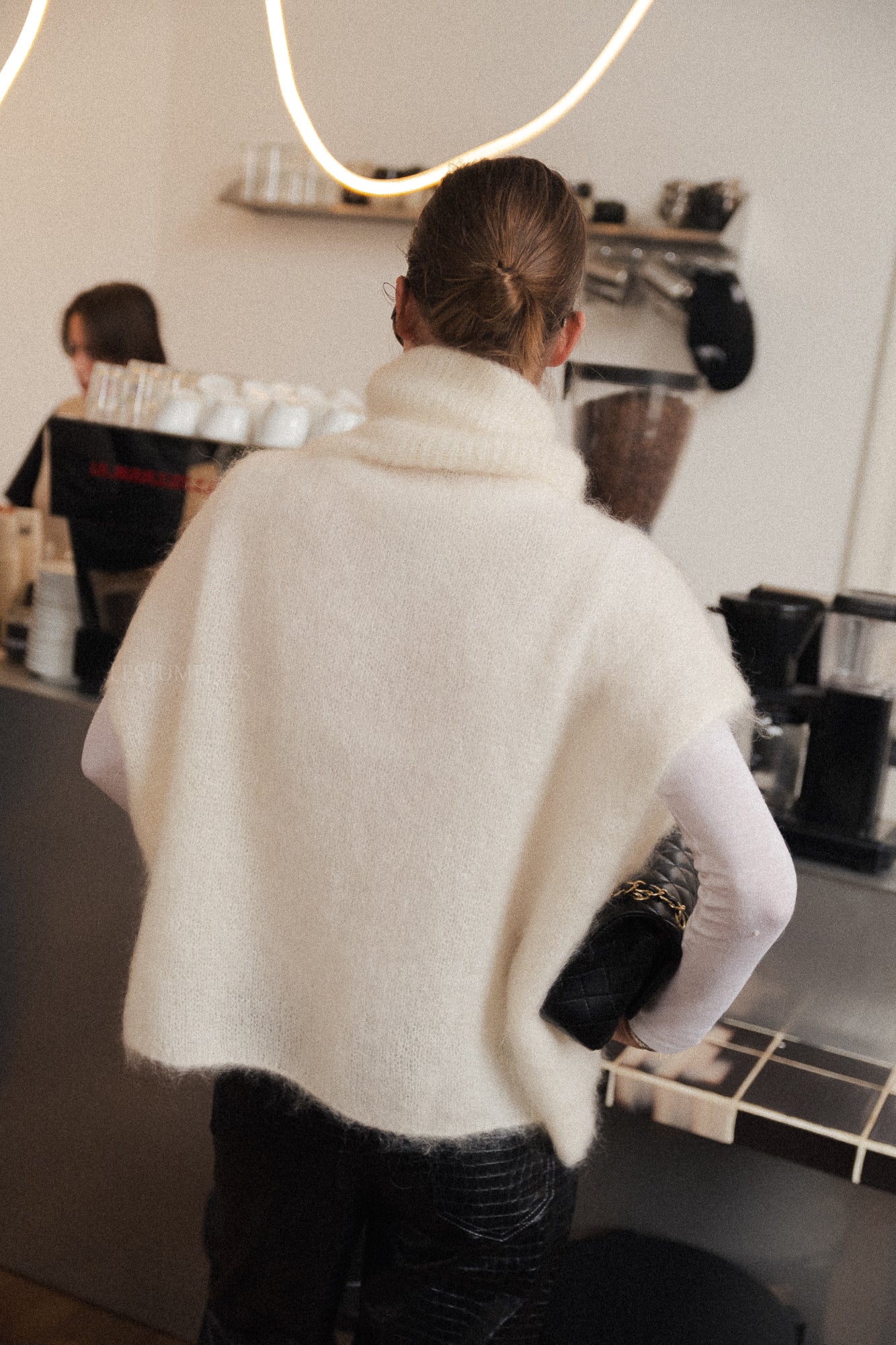 Pull Ruth en mohair écru
