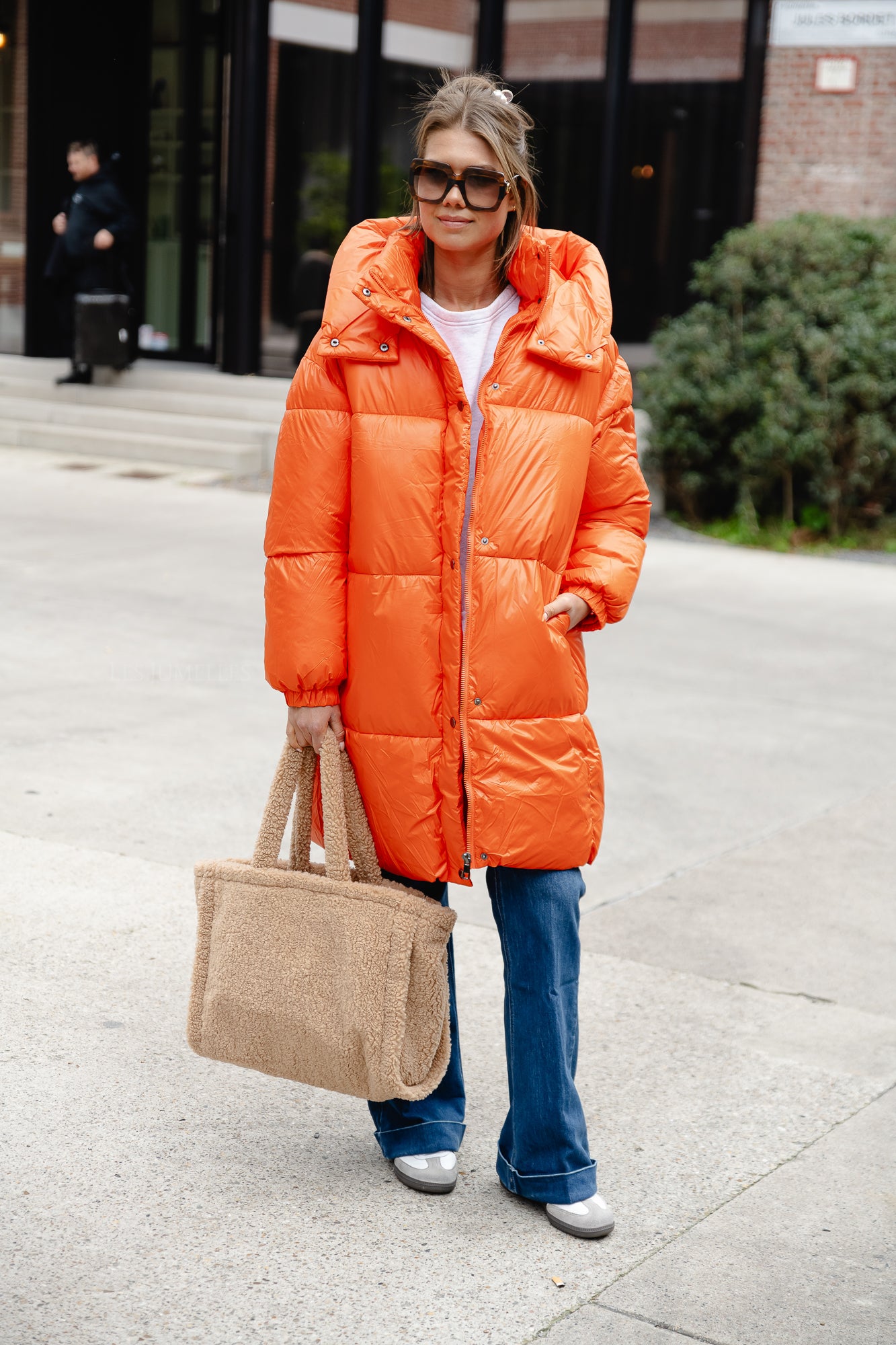 Tiffany Puffermantel orange