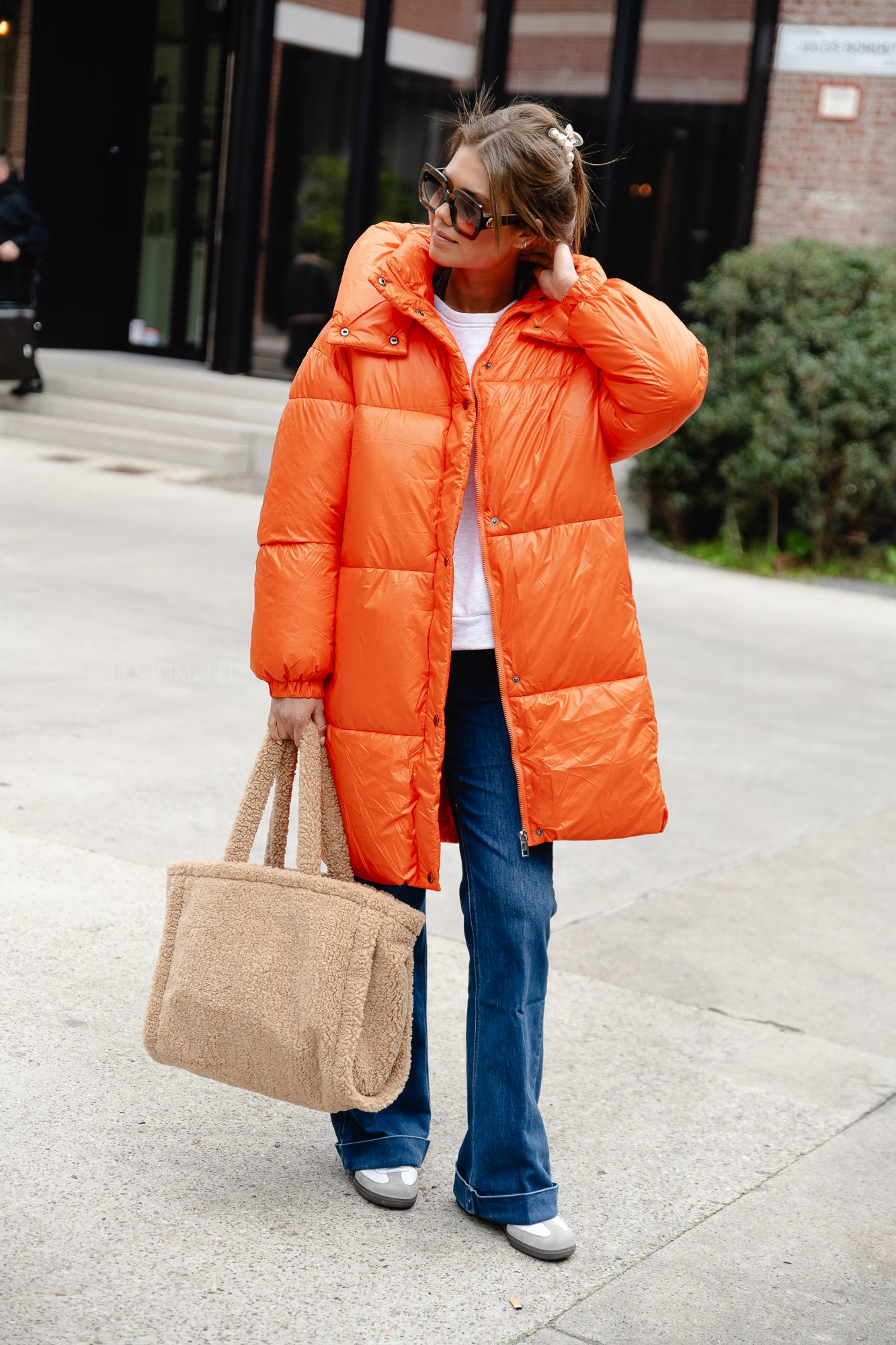 Tiffany Puffermantel orange
