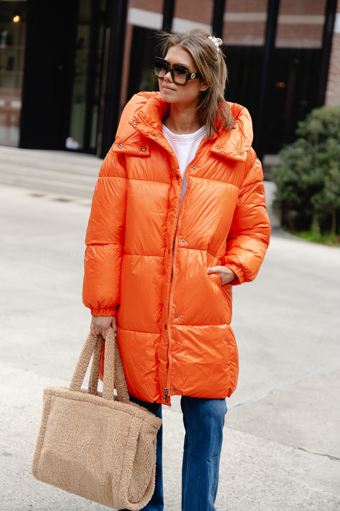 Tiffany Puffermantel orange