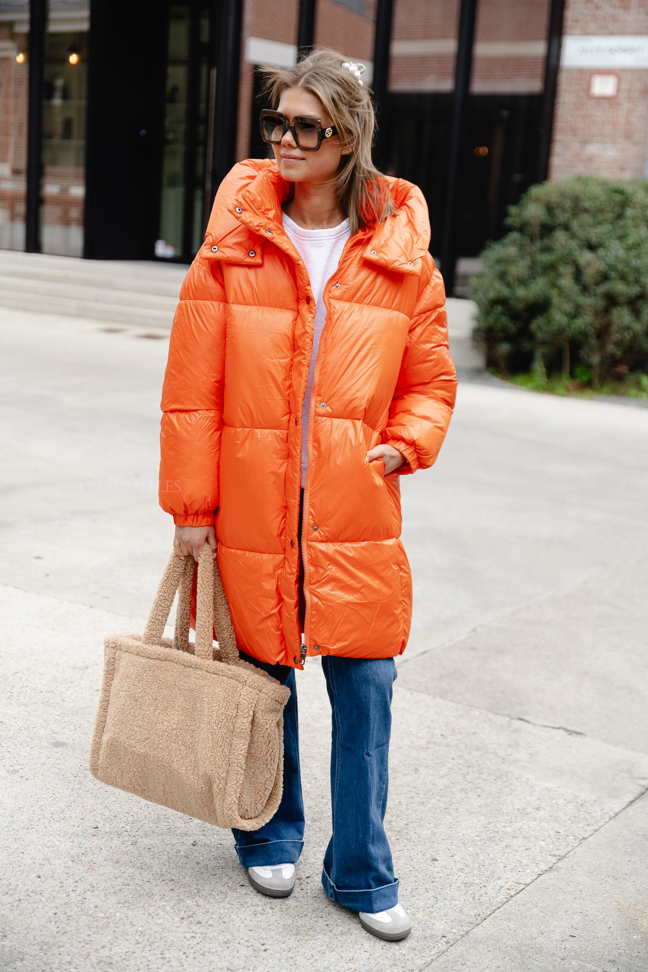 Tiffany Puffermantel orange