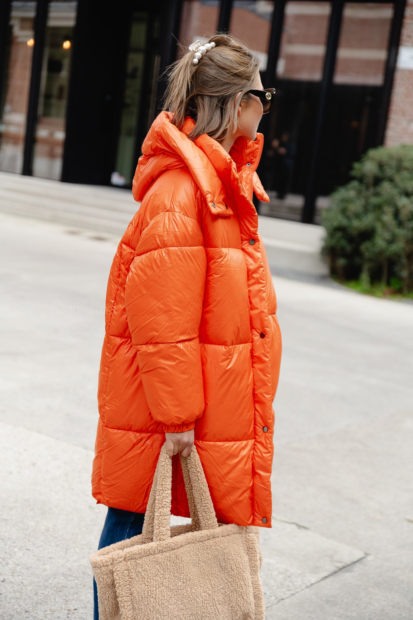 Tiffany Puffermantel orange