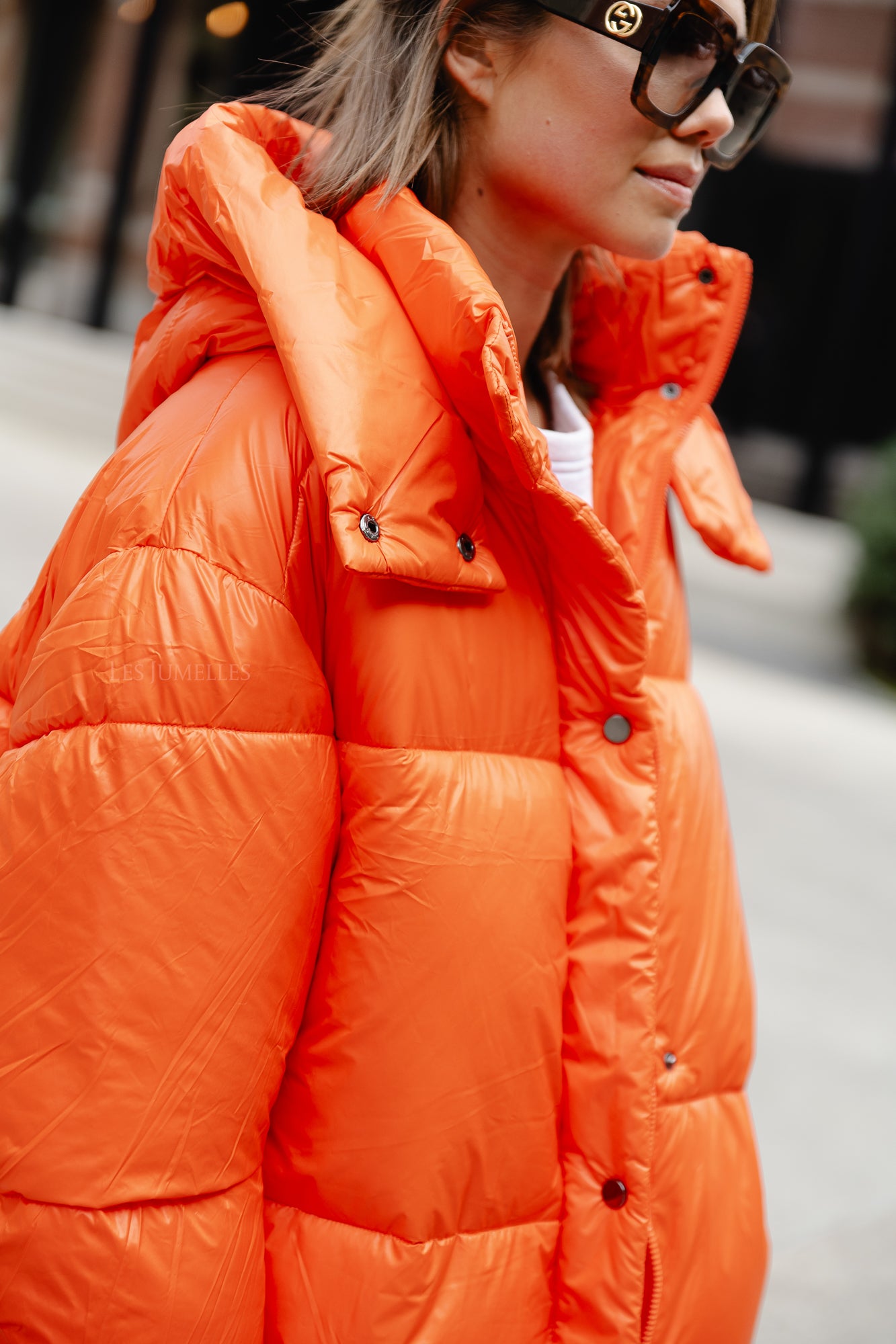 Tiffany Puffermantel orange