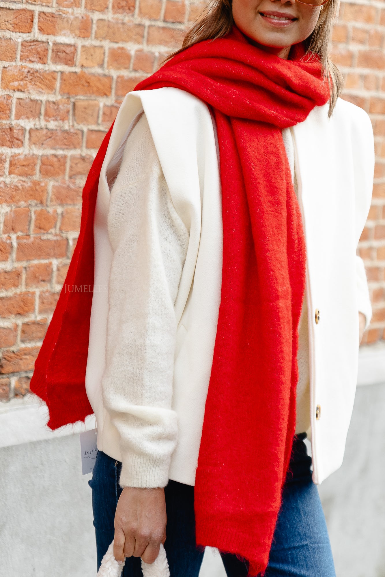 Sofia scarf red