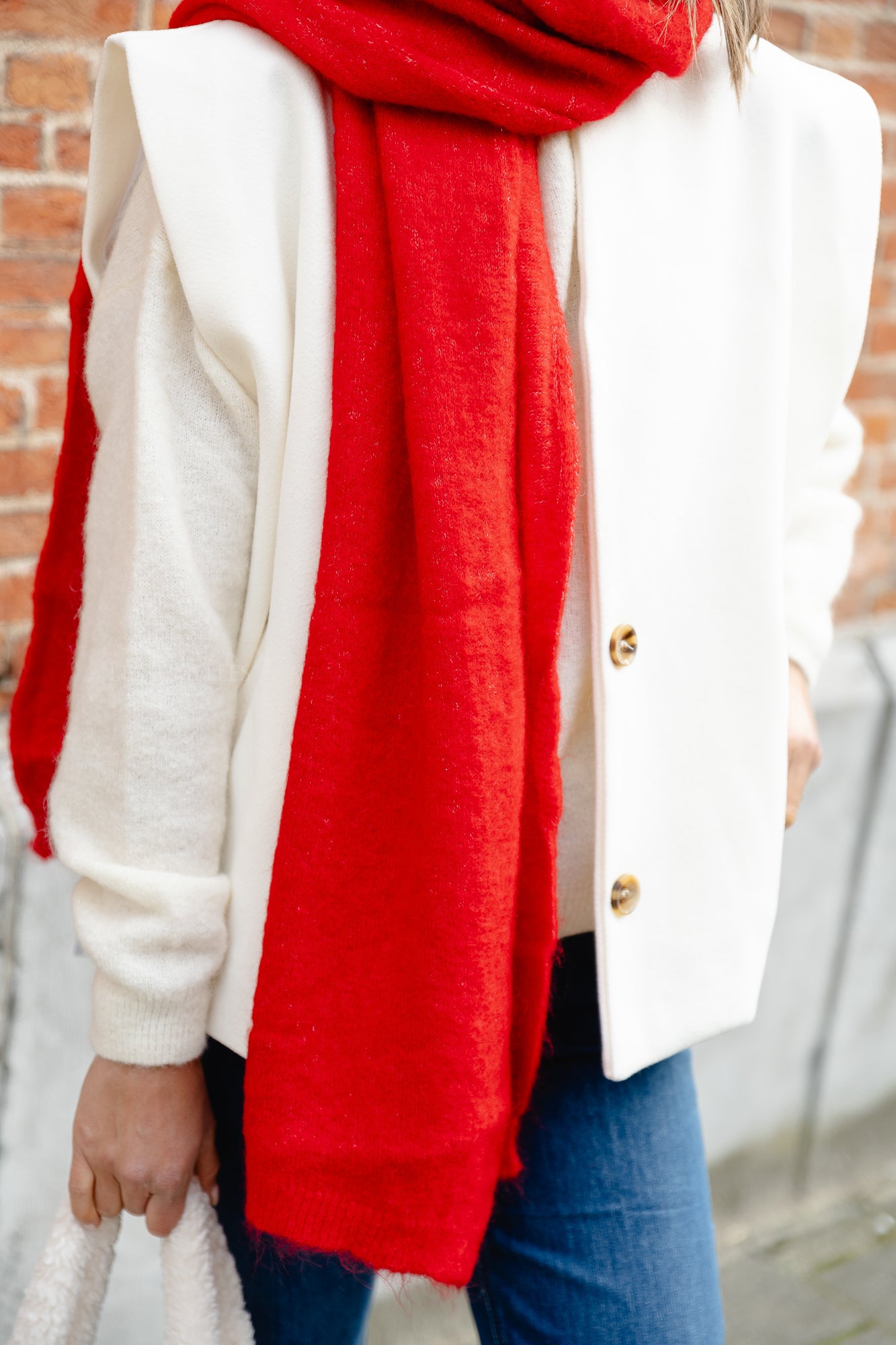 Sofia scarf red