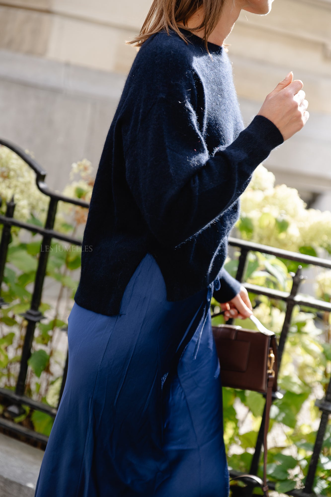 Myra pull marineblauw