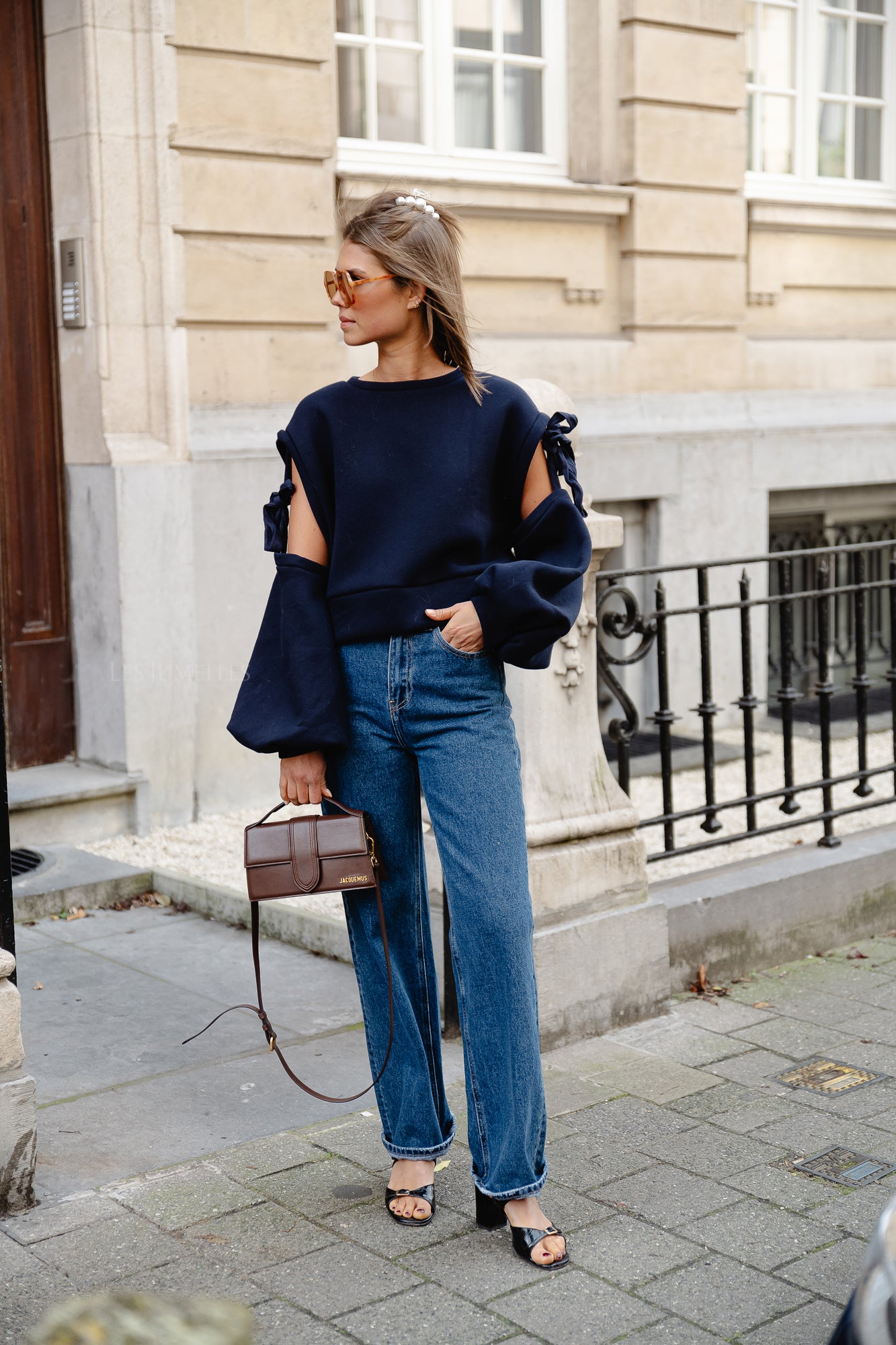 <tc>Pull Jaiden bleu marine</tc>