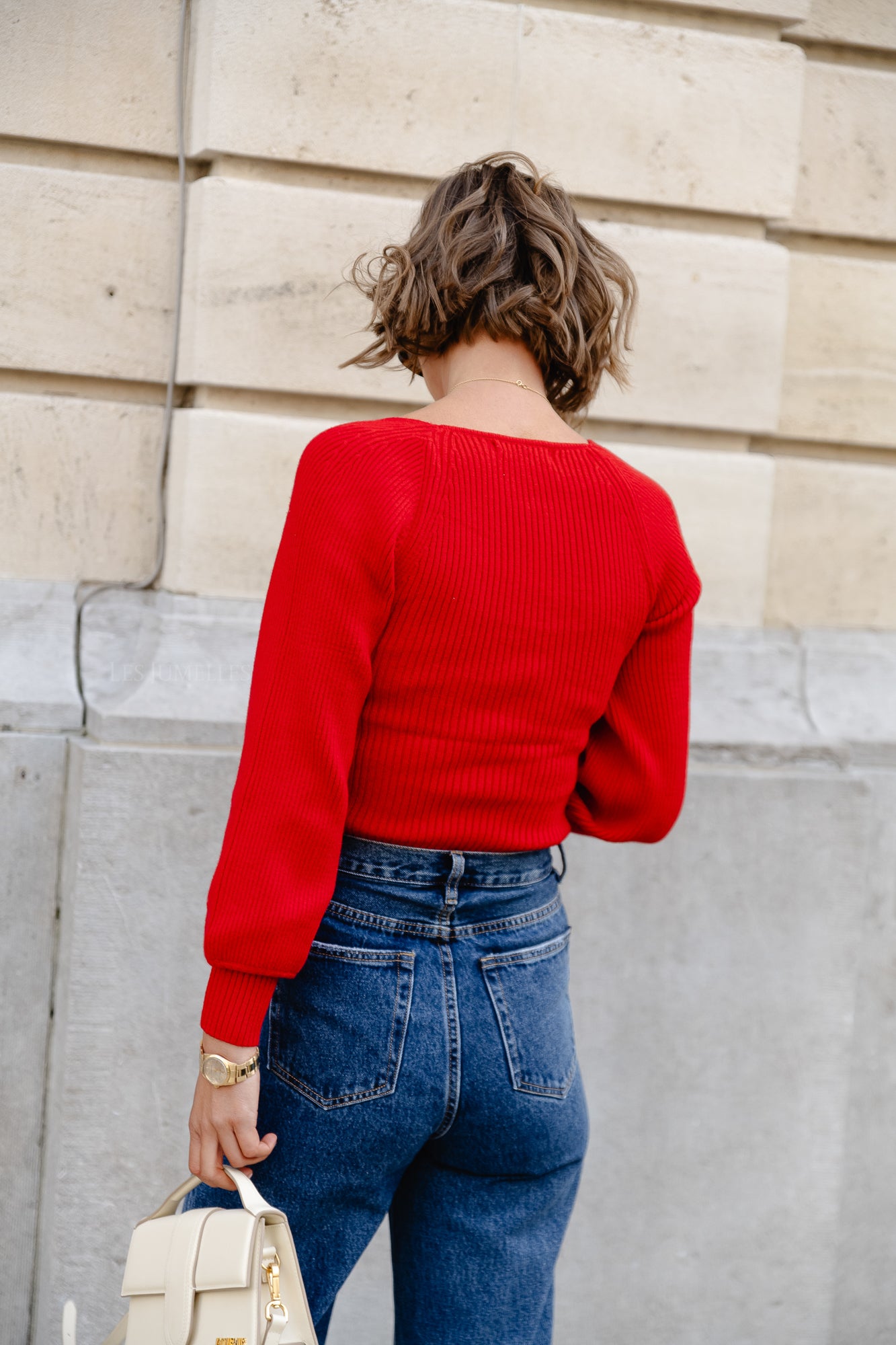 Kaylee knitted top red