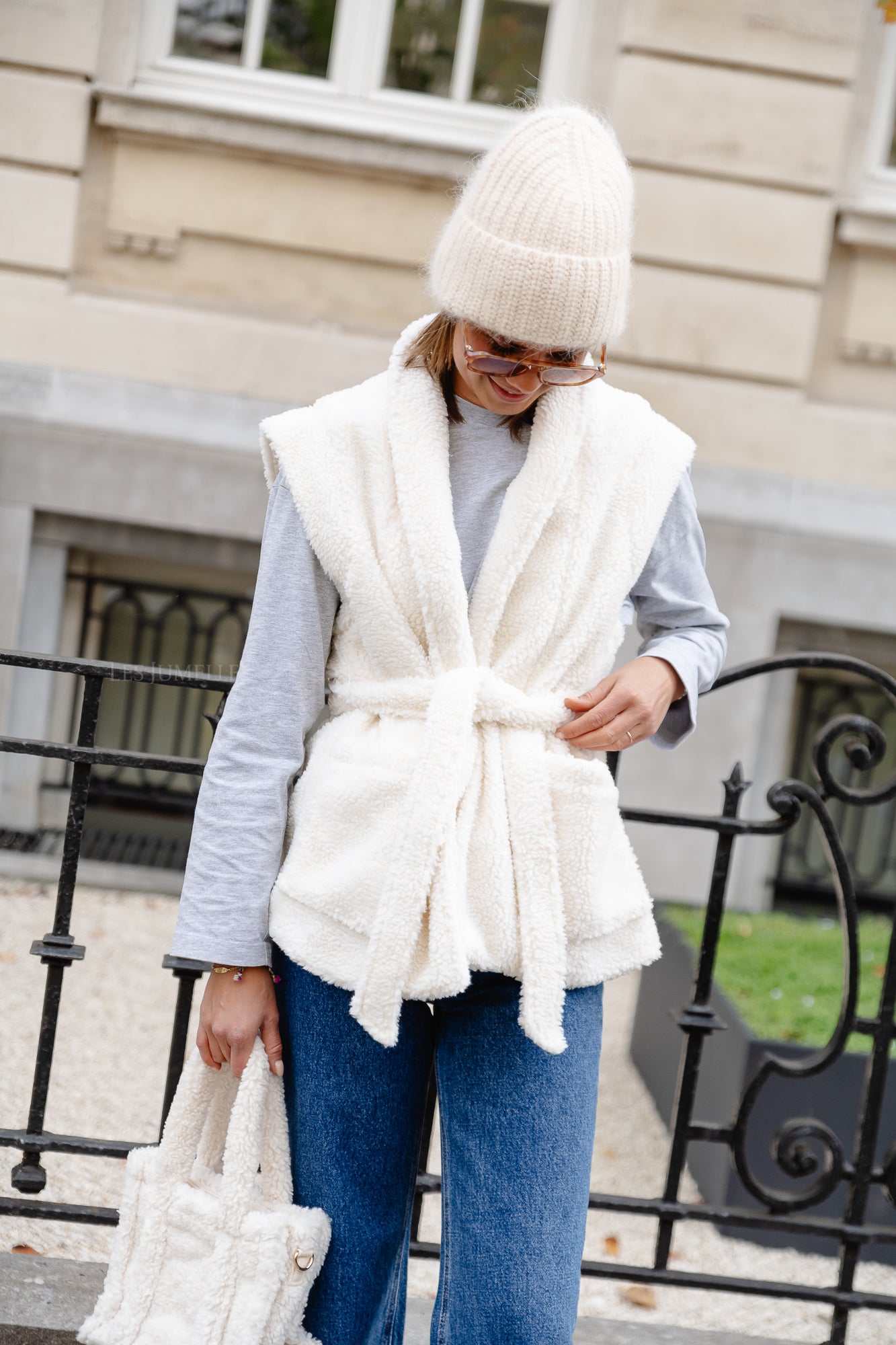 <tc>Vitina teddy weste birke</tc>