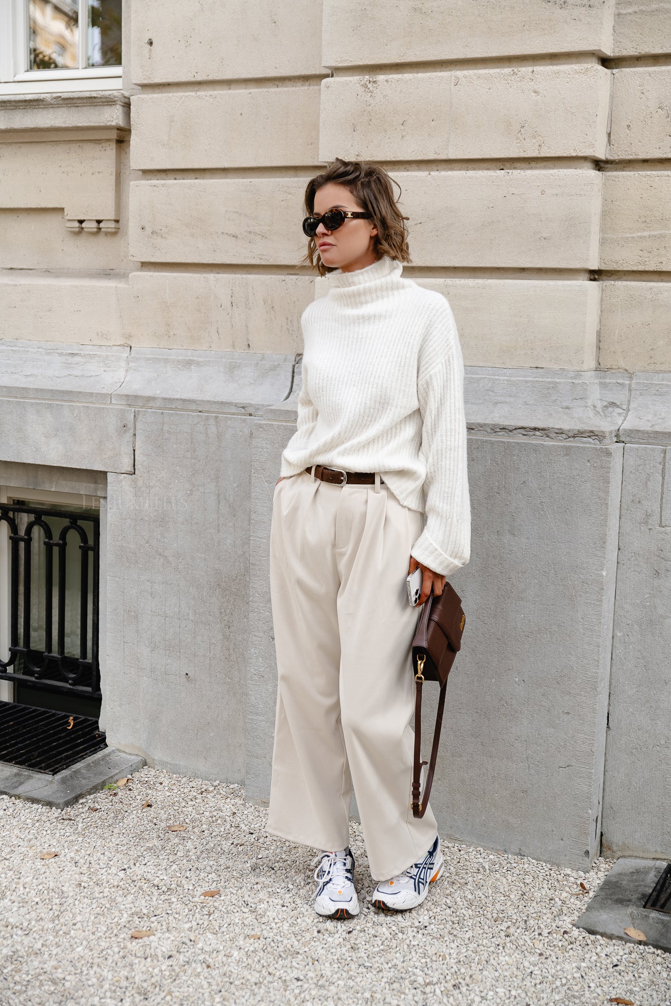 Lynn knitted jumper ecru