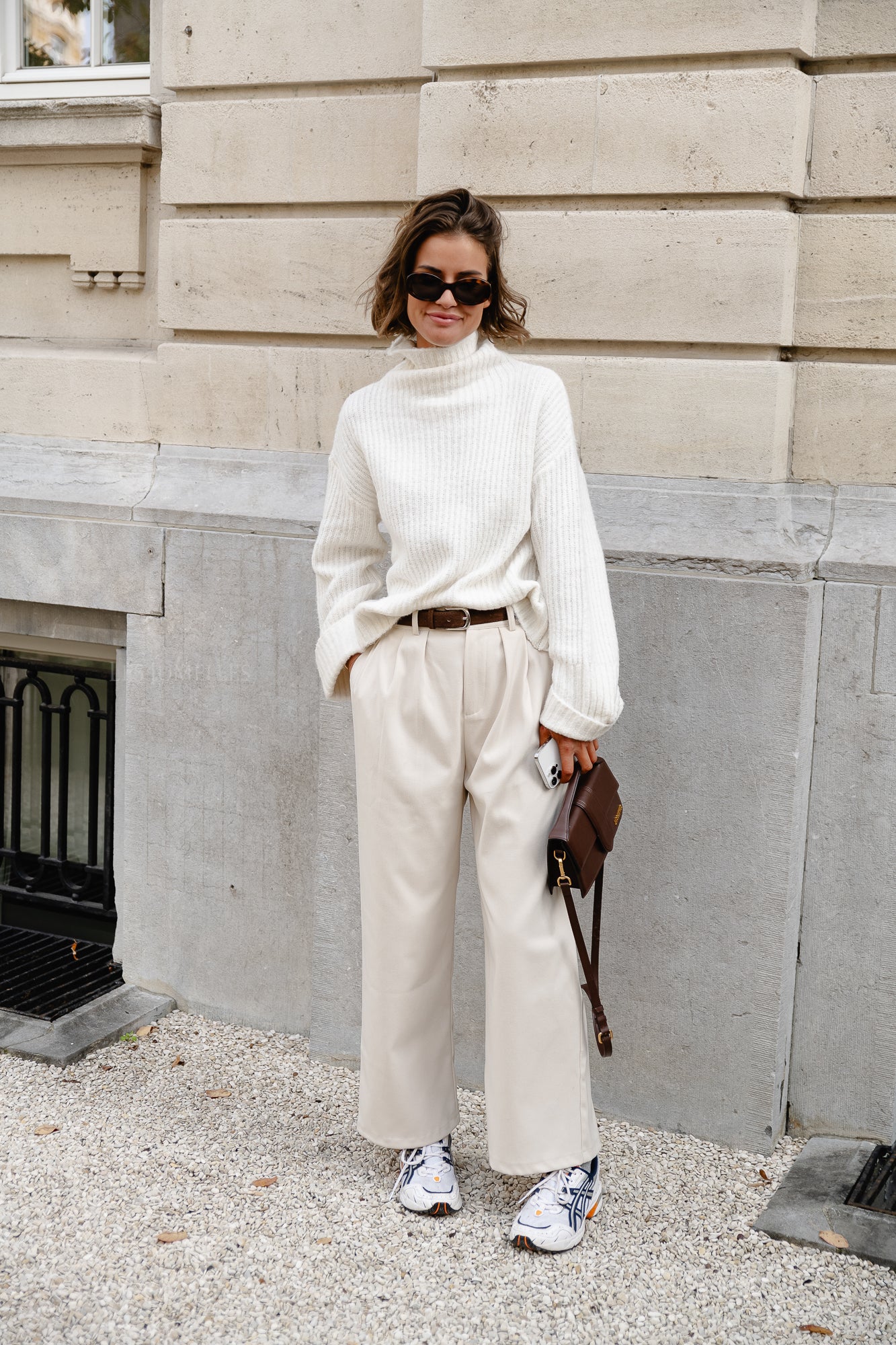 Lynn knitted jumper ecru