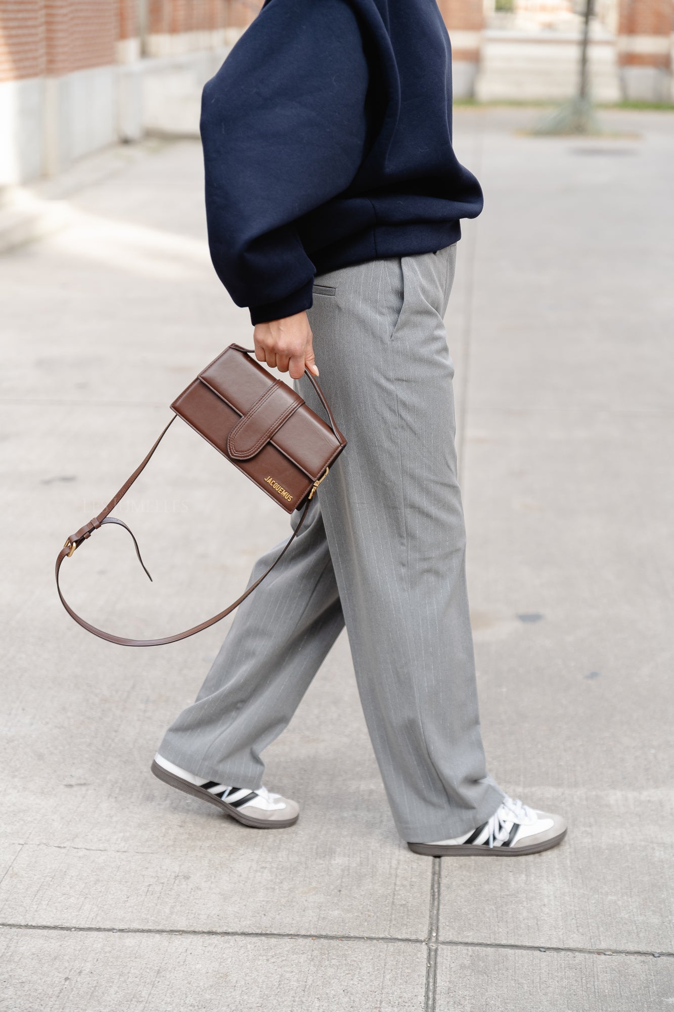 <tc>Slfdoa-polina mw pantalon droit gris foncé lurex</tc>