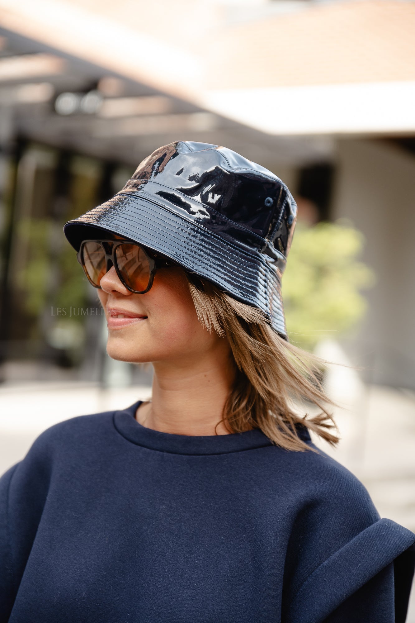 Chapeau Bobette bleu marine