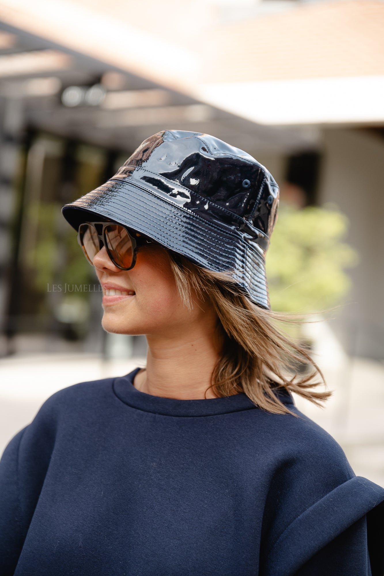Chapeau Bobette bleu marine