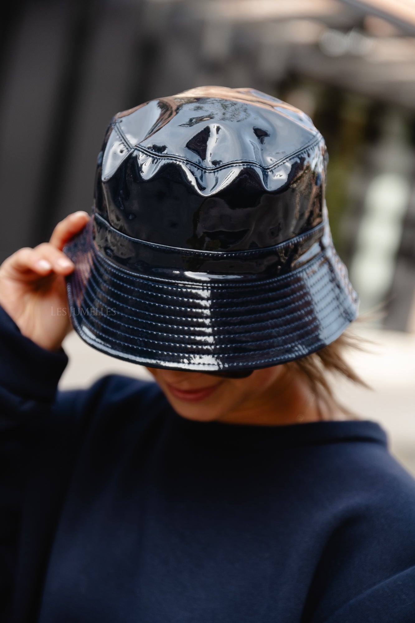 Chapeau Bobette bleu marine