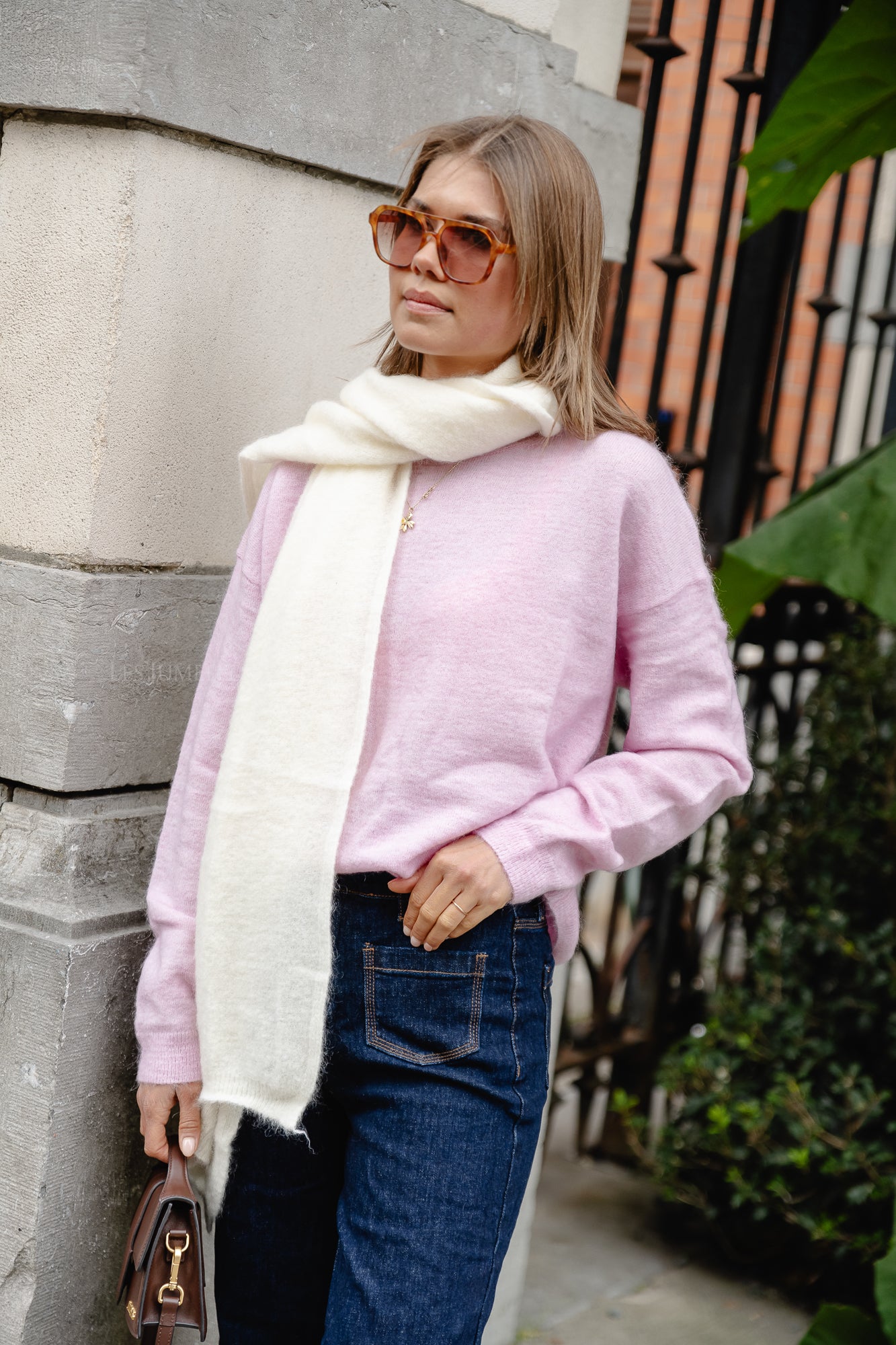 Sofia scarf offwhite