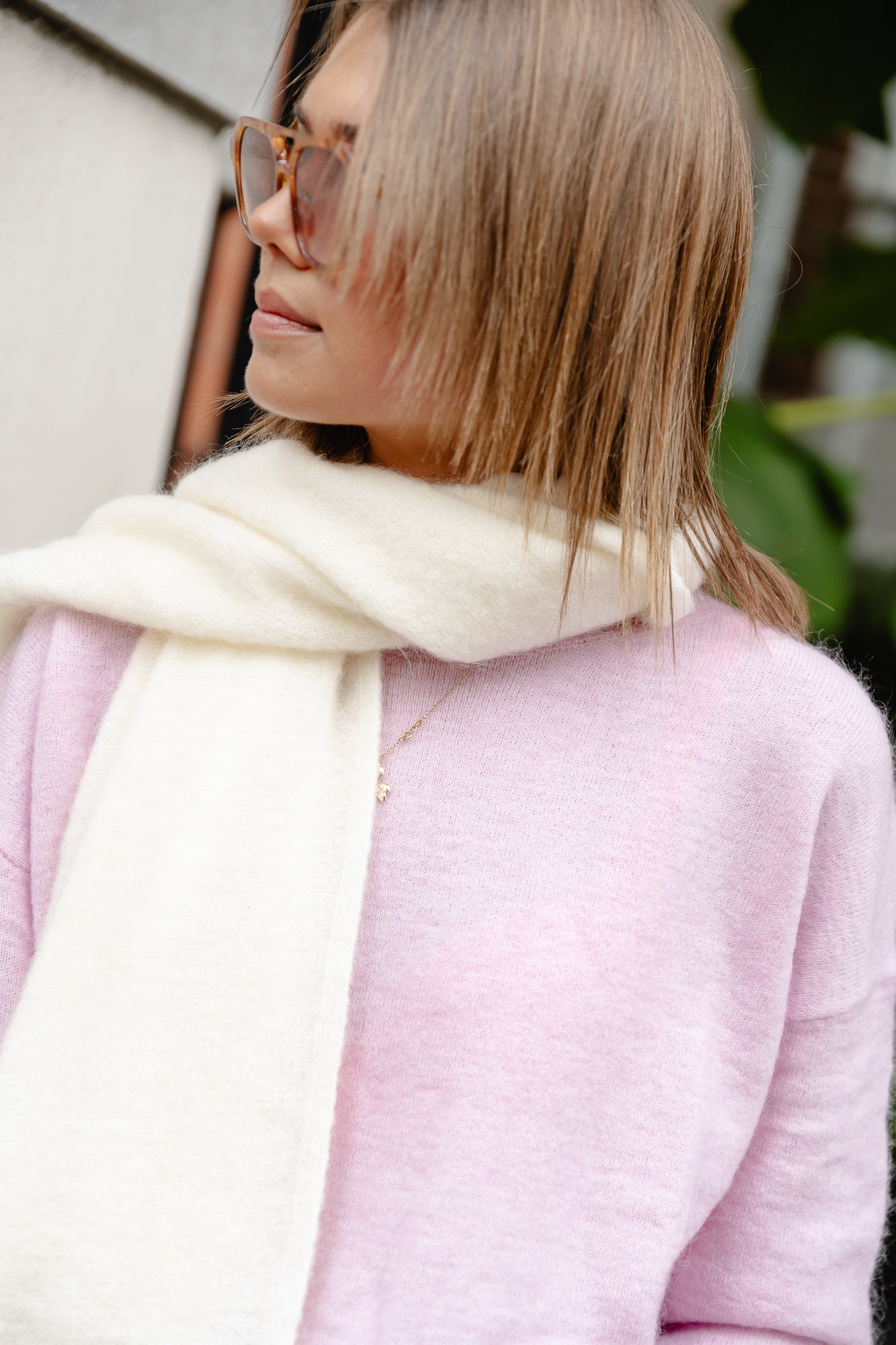 Sofia scarf offwhite