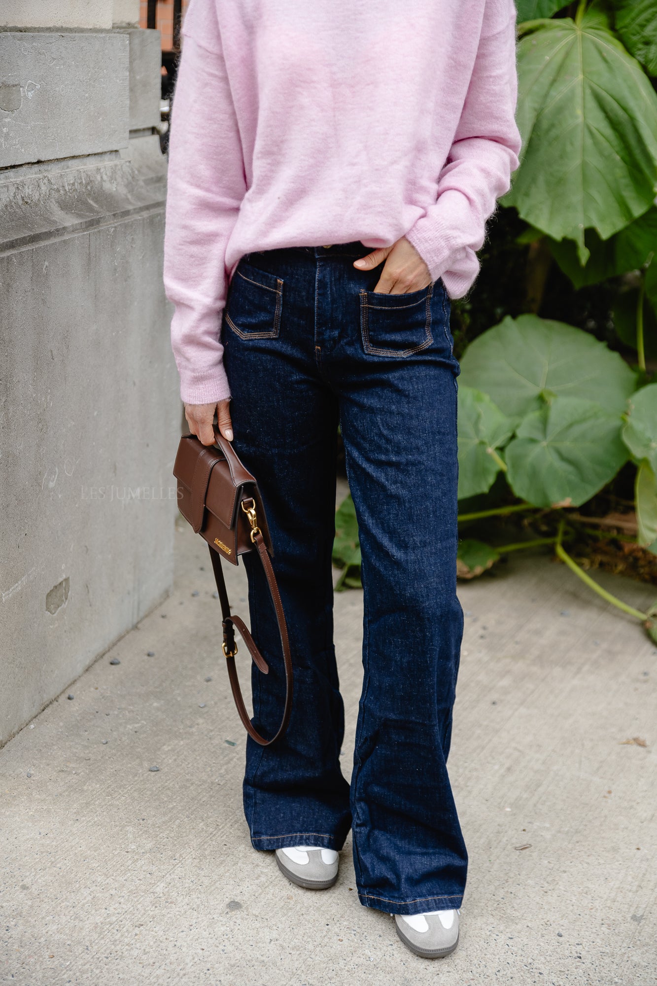 Dana denim trousers dark blue