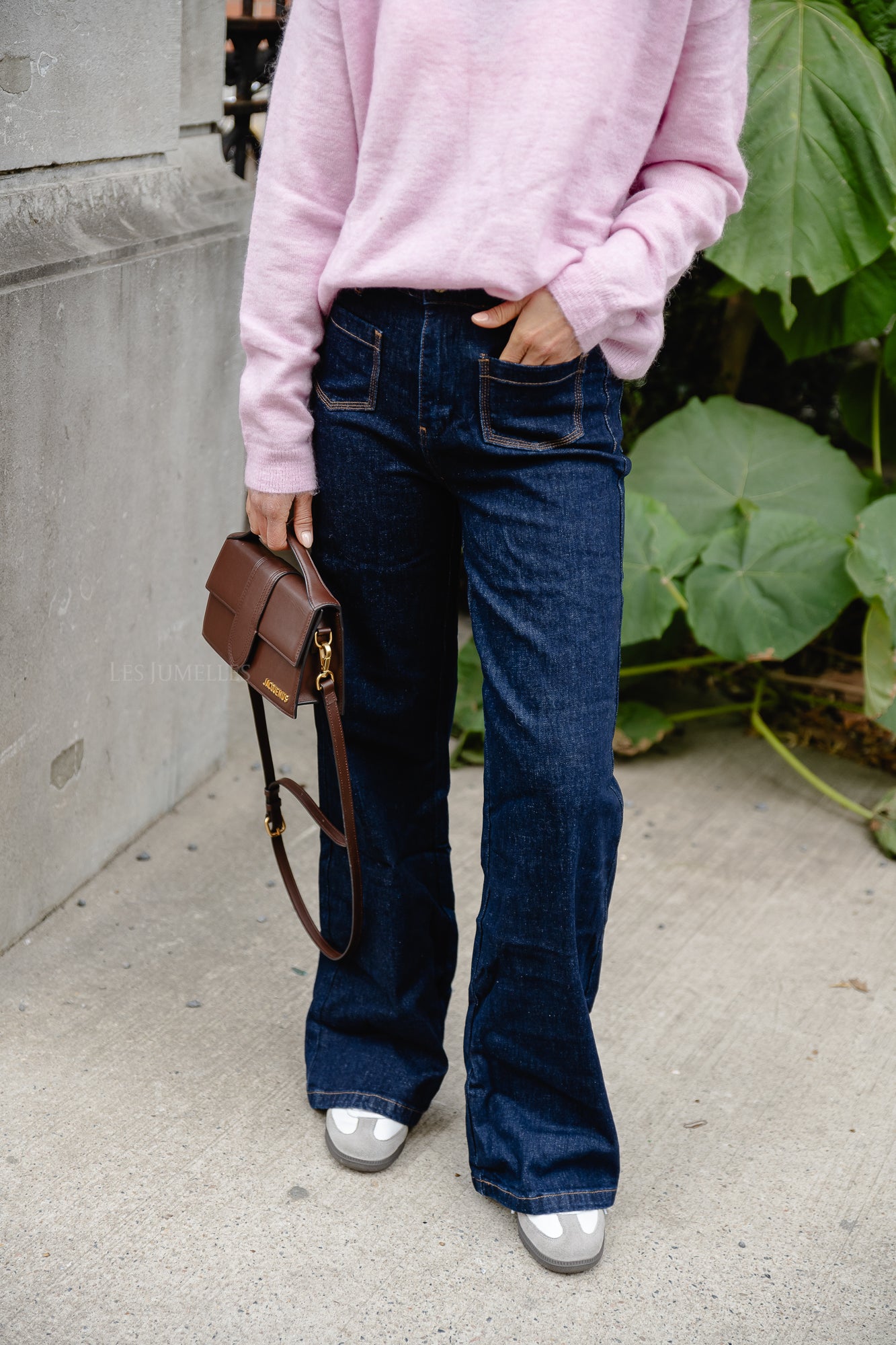 Dana denim trousers dark blue