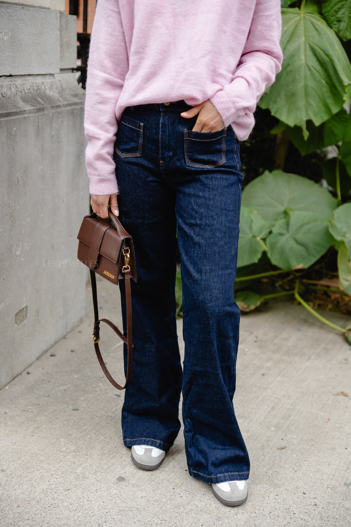 Dana denim trousers dark blue