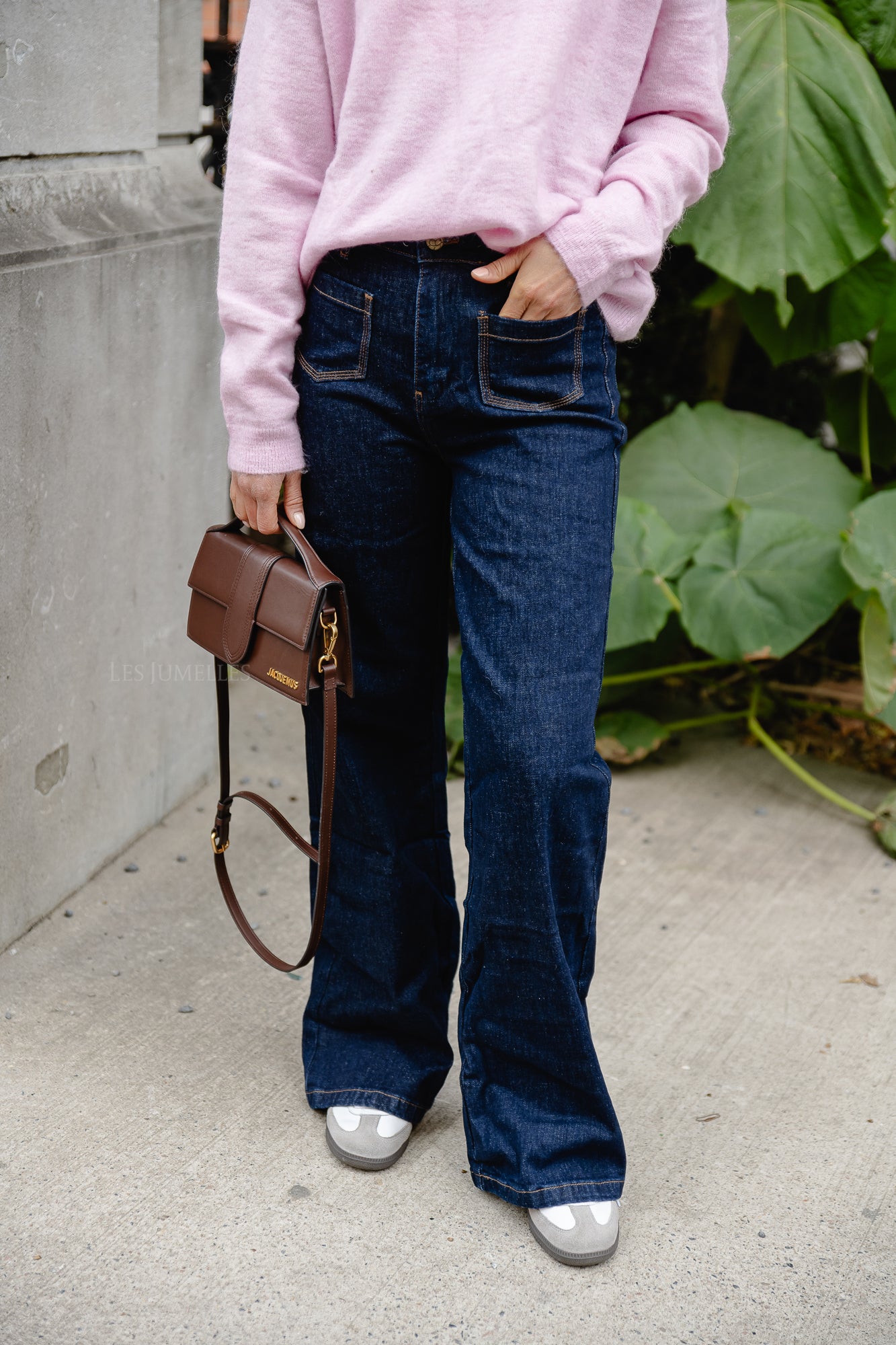 Dana denim trousers dark blue