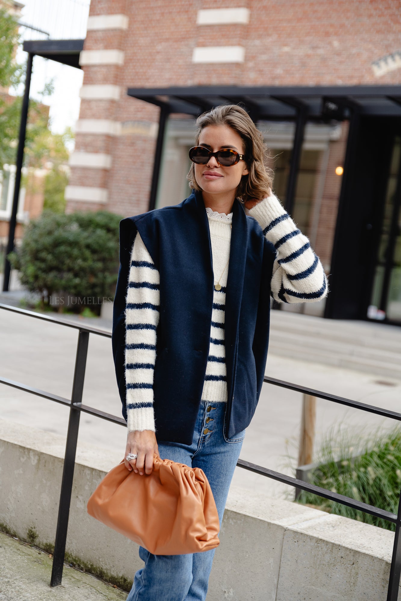 <tc>Veste sans manches Jessie navy</tc>
