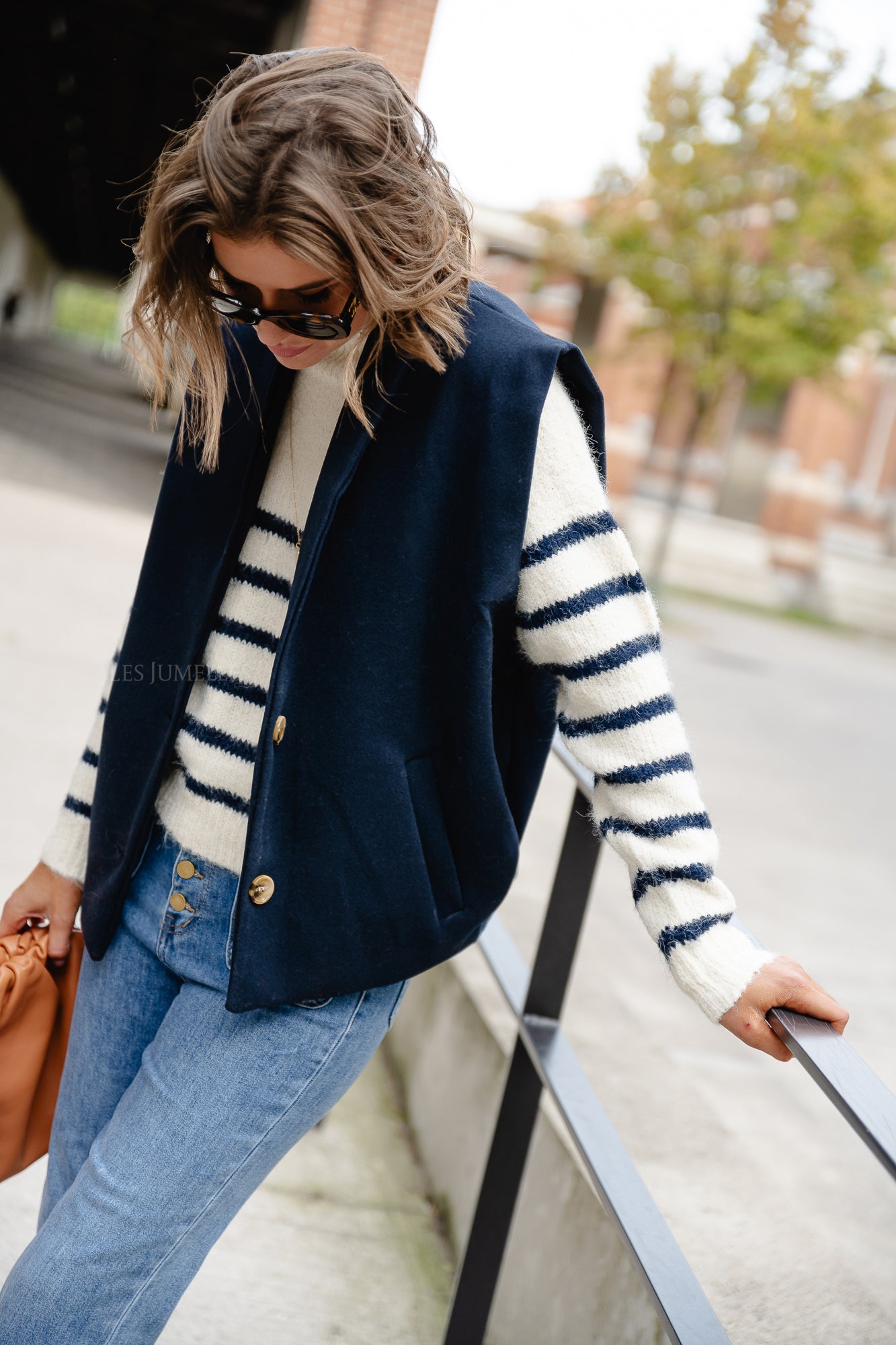 <tc>Veste sans manches Jessie navy</tc>