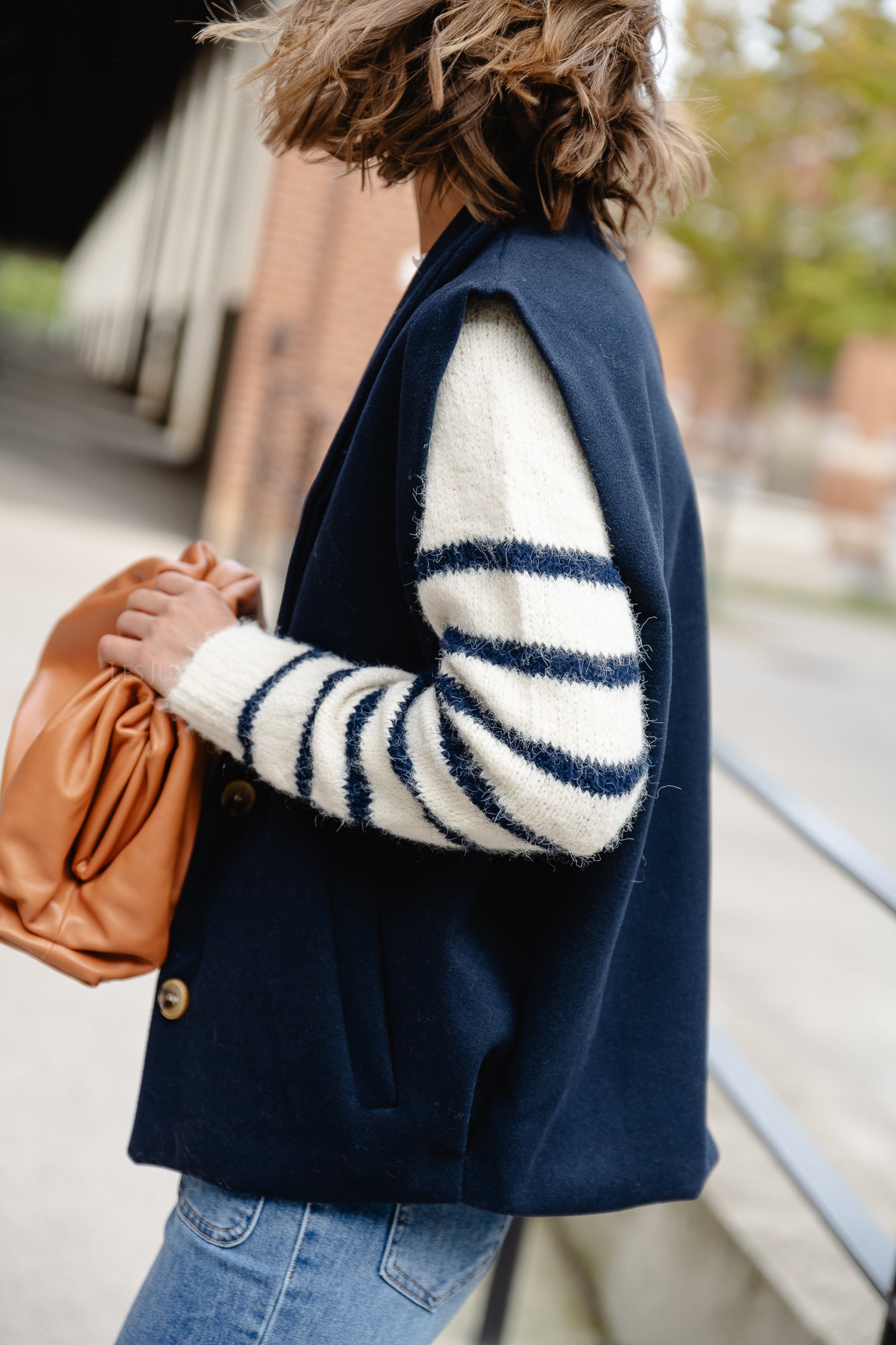 <tc>Veste sans manches Jessie navy</tc>