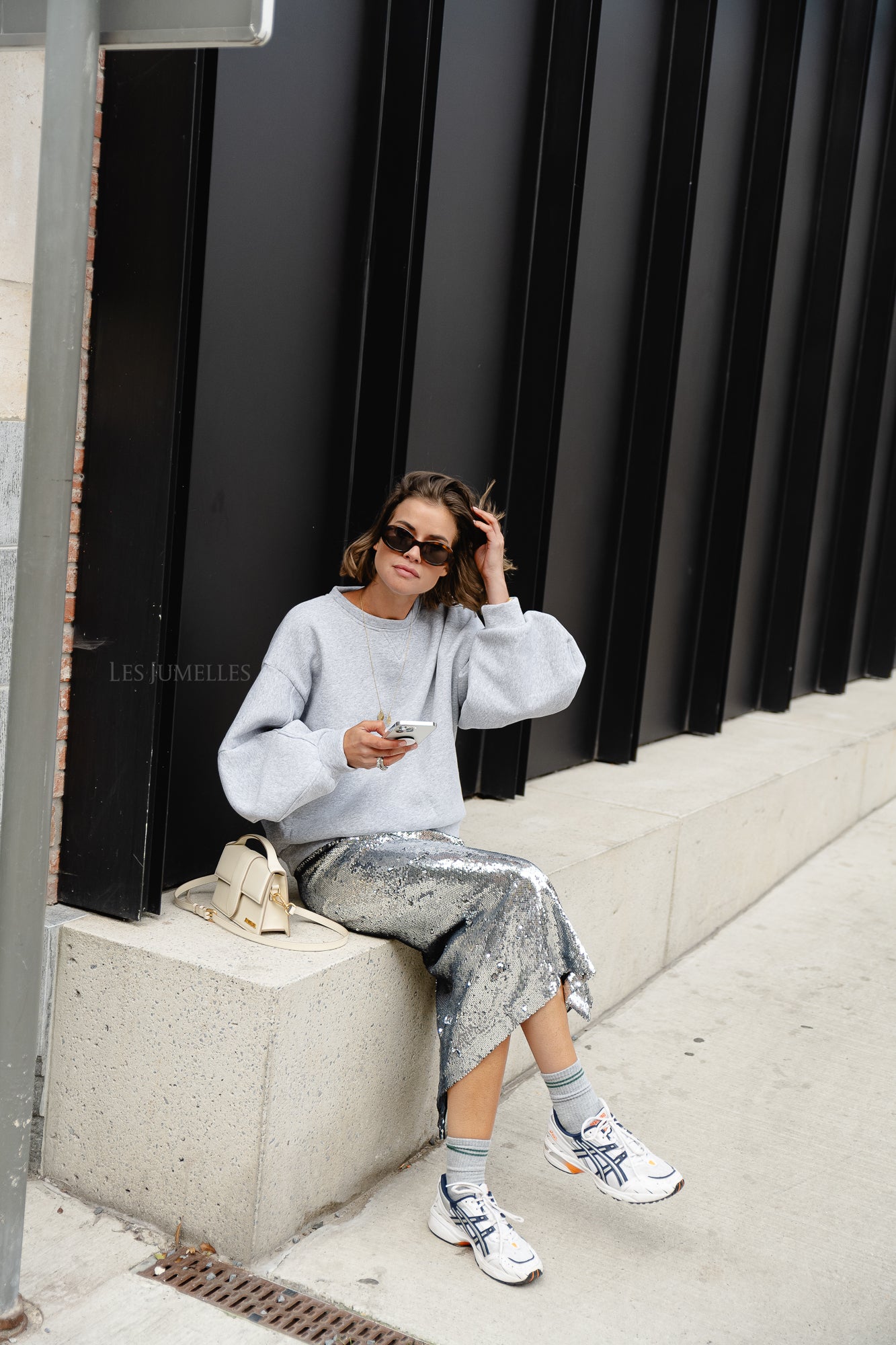 Sequins midi skirt sparkling star