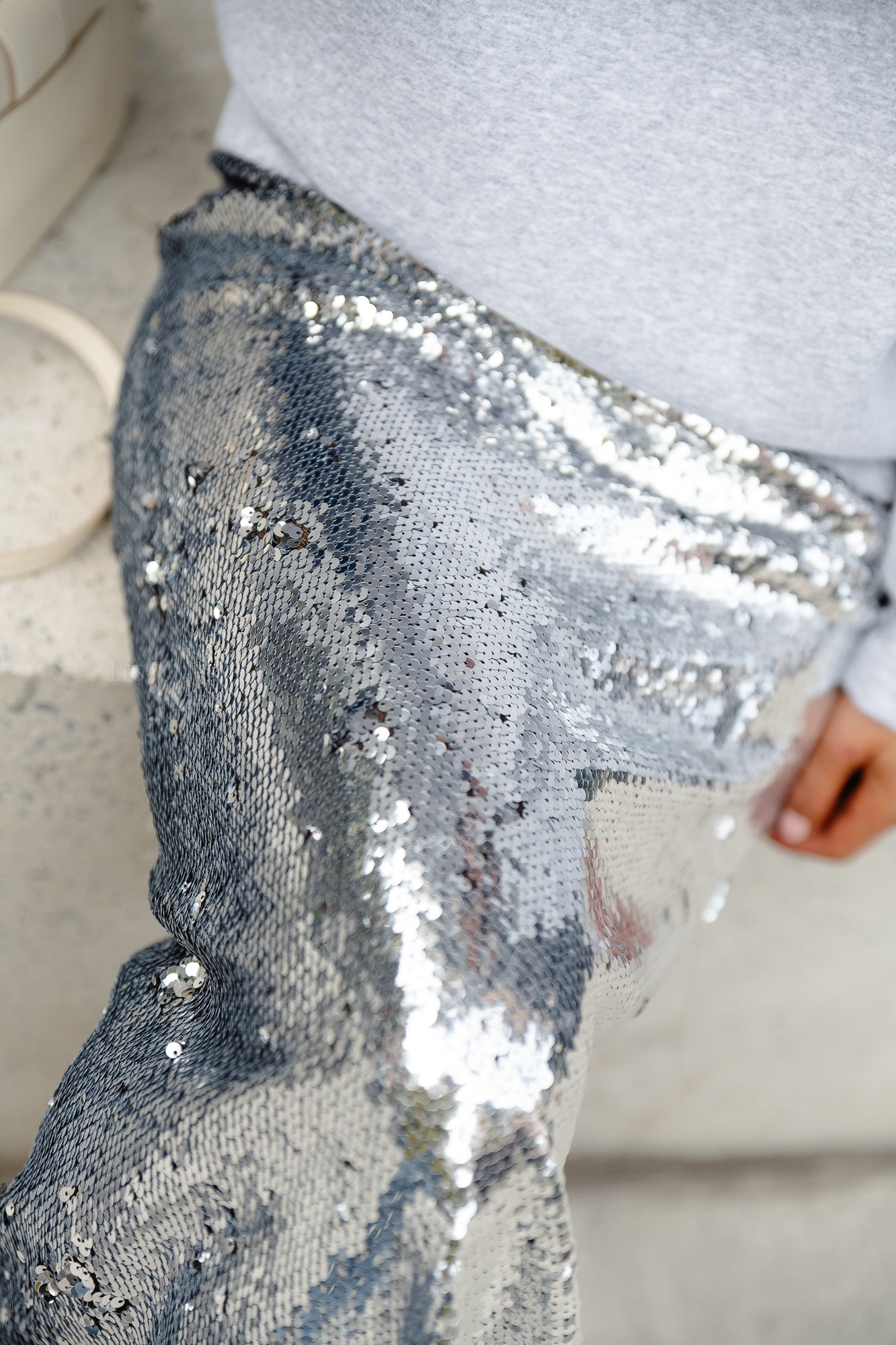 Sequins midi skirt sparkling star