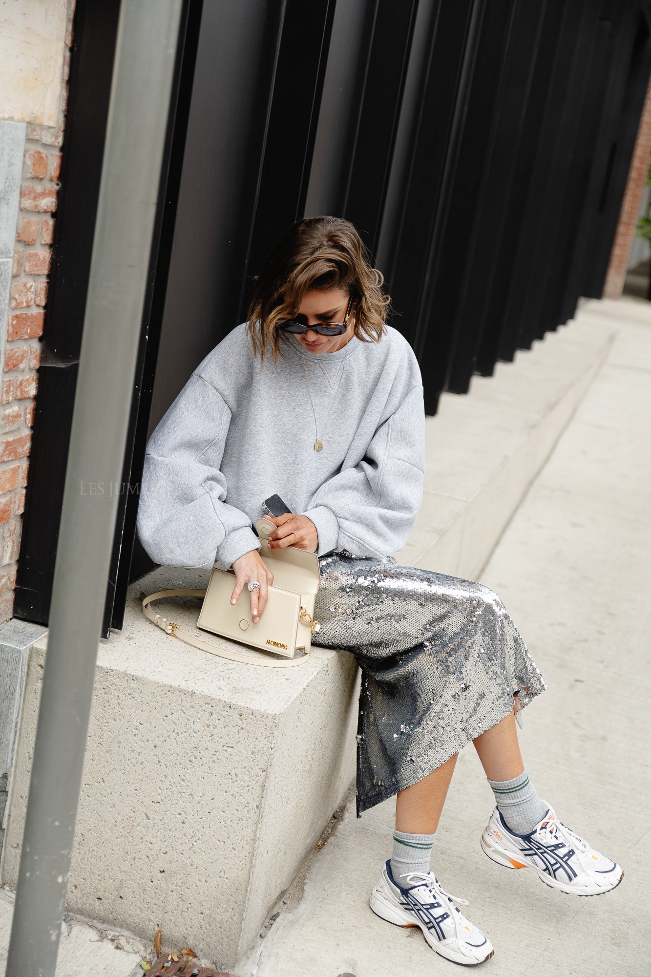Sequins midi skirt sparkling star