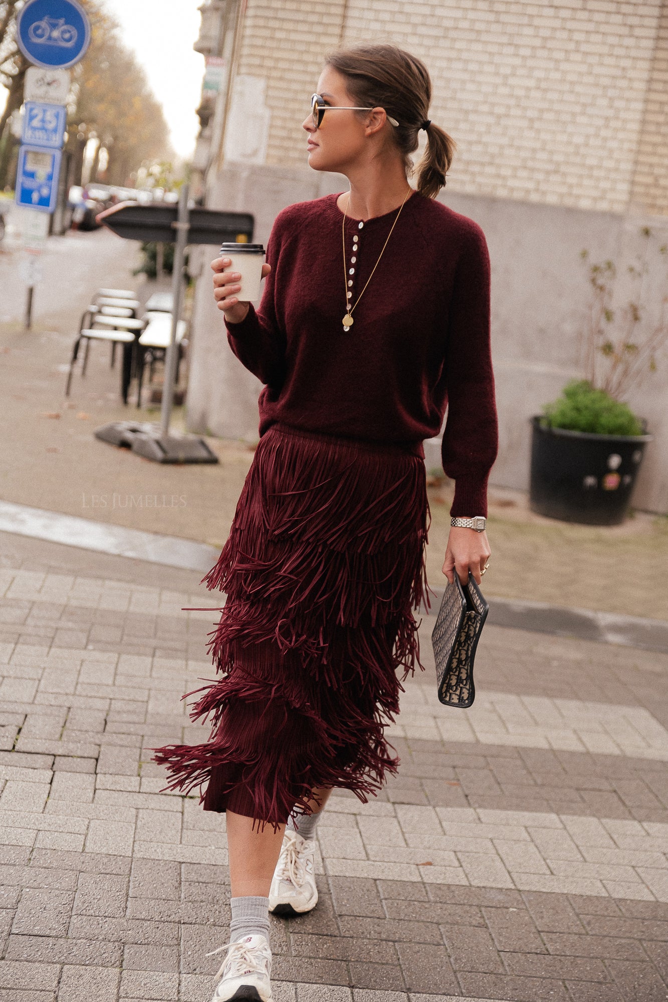 Pull Fenna bordeaux